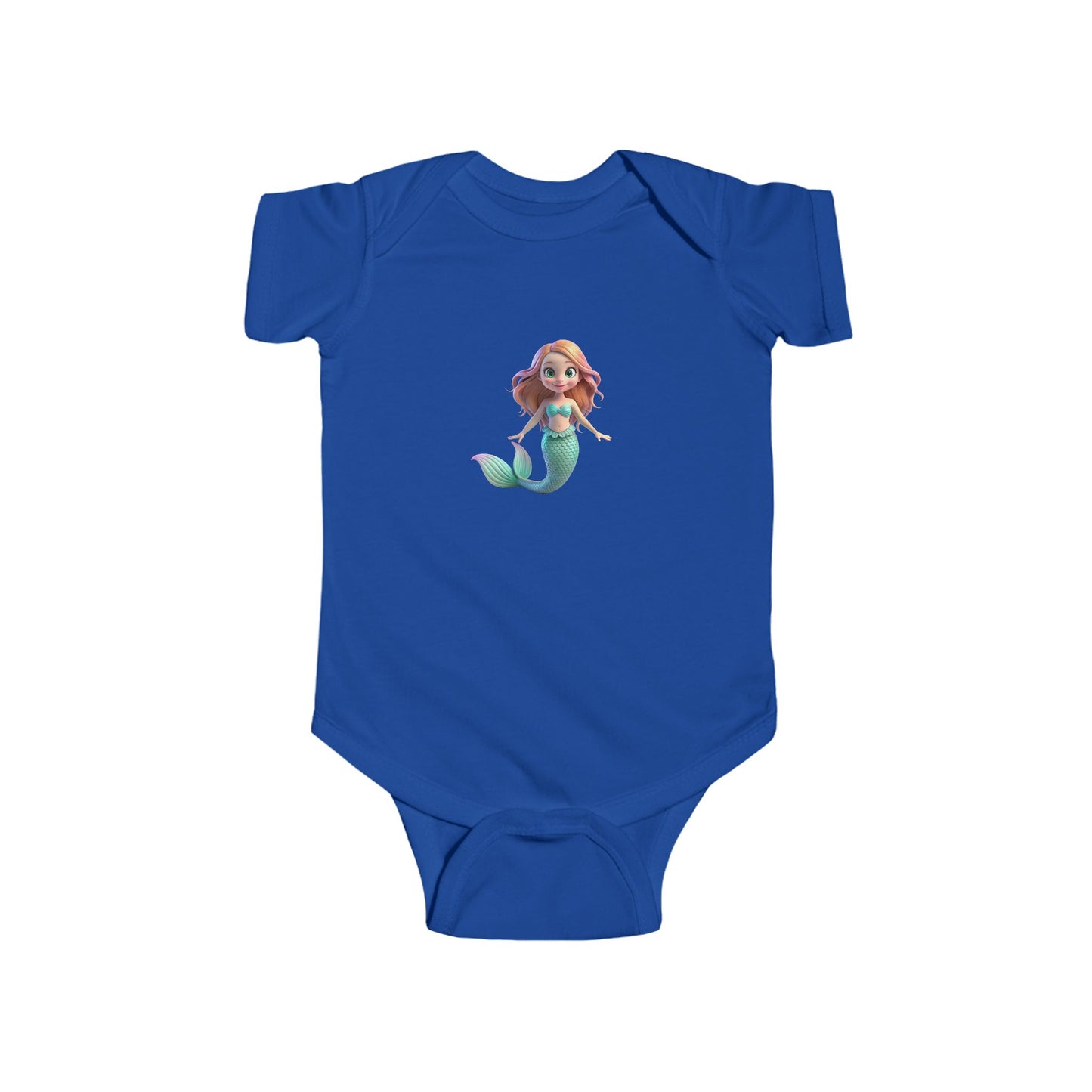 Mermaid Infant Bodysuit, Cute Baby Outfit, Shower Gift, Whale Fantasy, Summer Beach Wear, Toddler Gift, Playful Baby Clothes