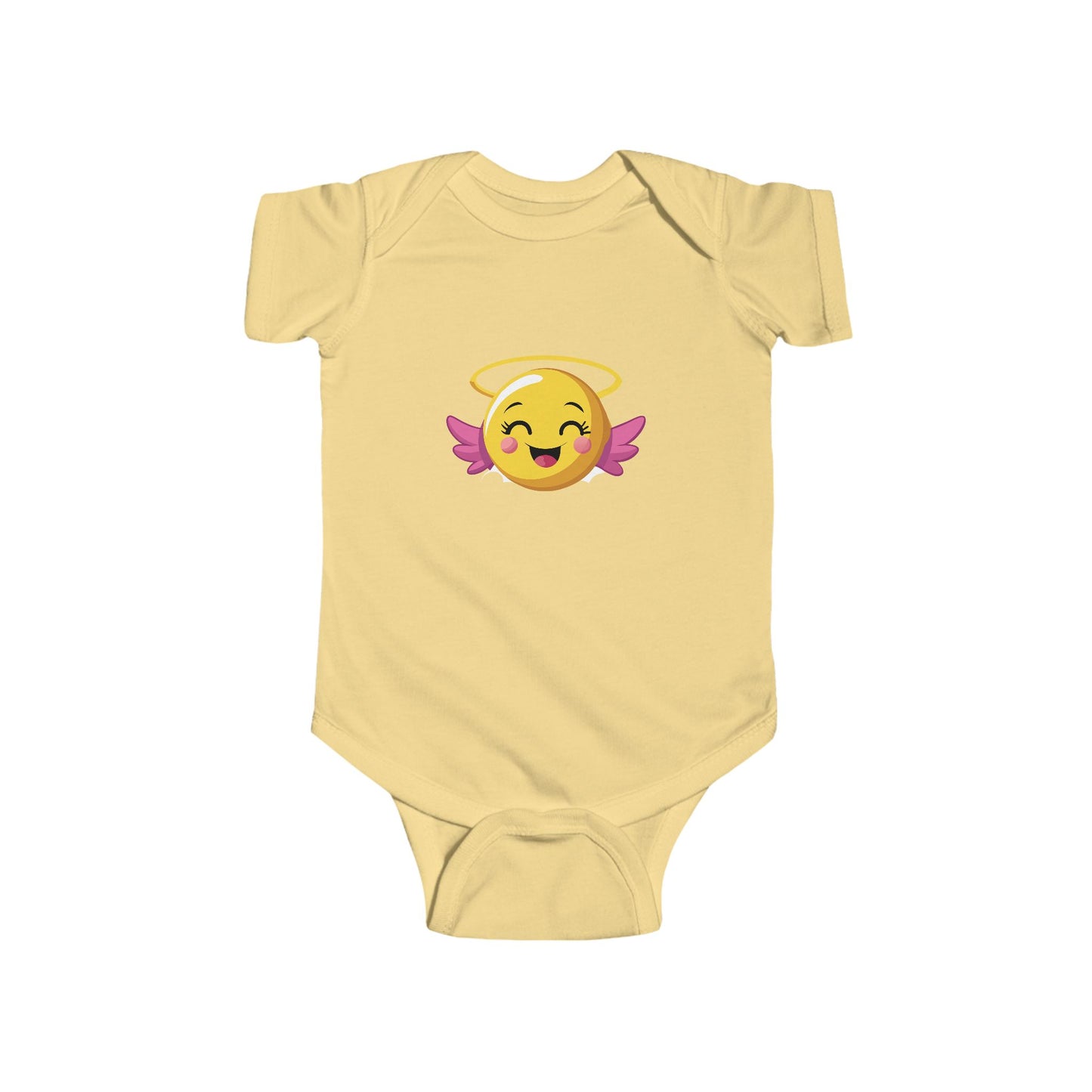 Angel Emoji Infant Bodysuit, Cute Baby Outfit, Newborn Gift, Baby Shower Gift, Funny Baby Clothes, Sweetie Bodysuit