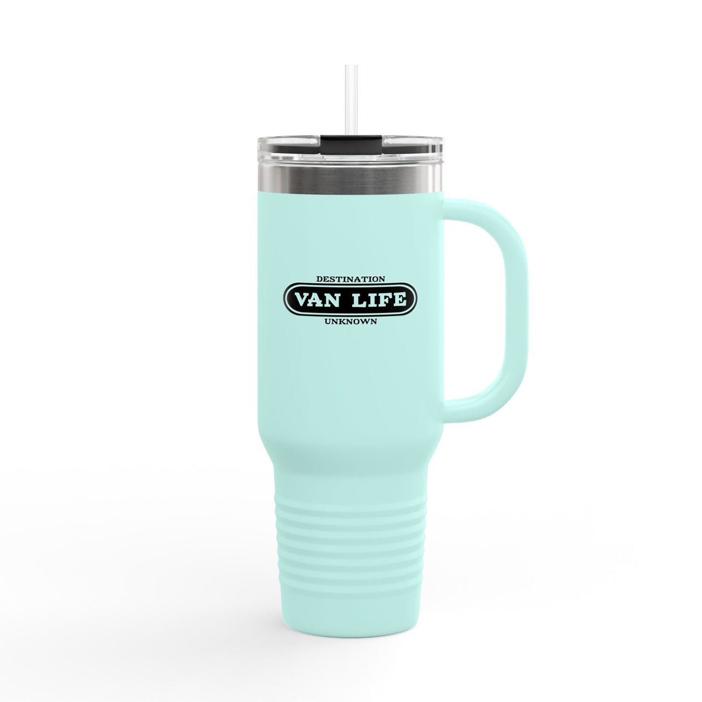 Van Life Insulated Travel Mug, 40oz | Adventure Coffee Cup, Road Trip Gift, Camping Beverage Tumbler, Outdoor Hydration