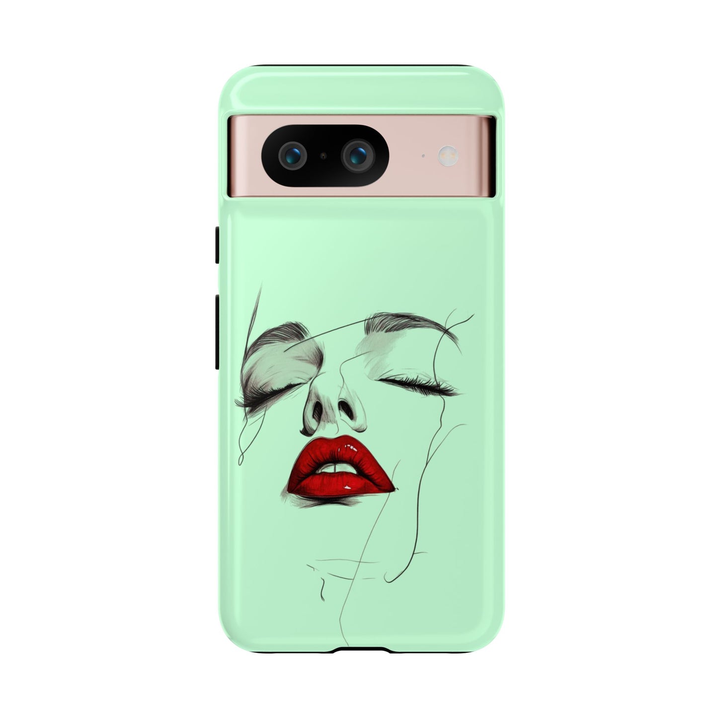 Stylish Phone Case, Artistic Phone Cover, Trendy Tech Accessory, Unique Cell Phone Protector, Gift for Her, Modern Aesthetic