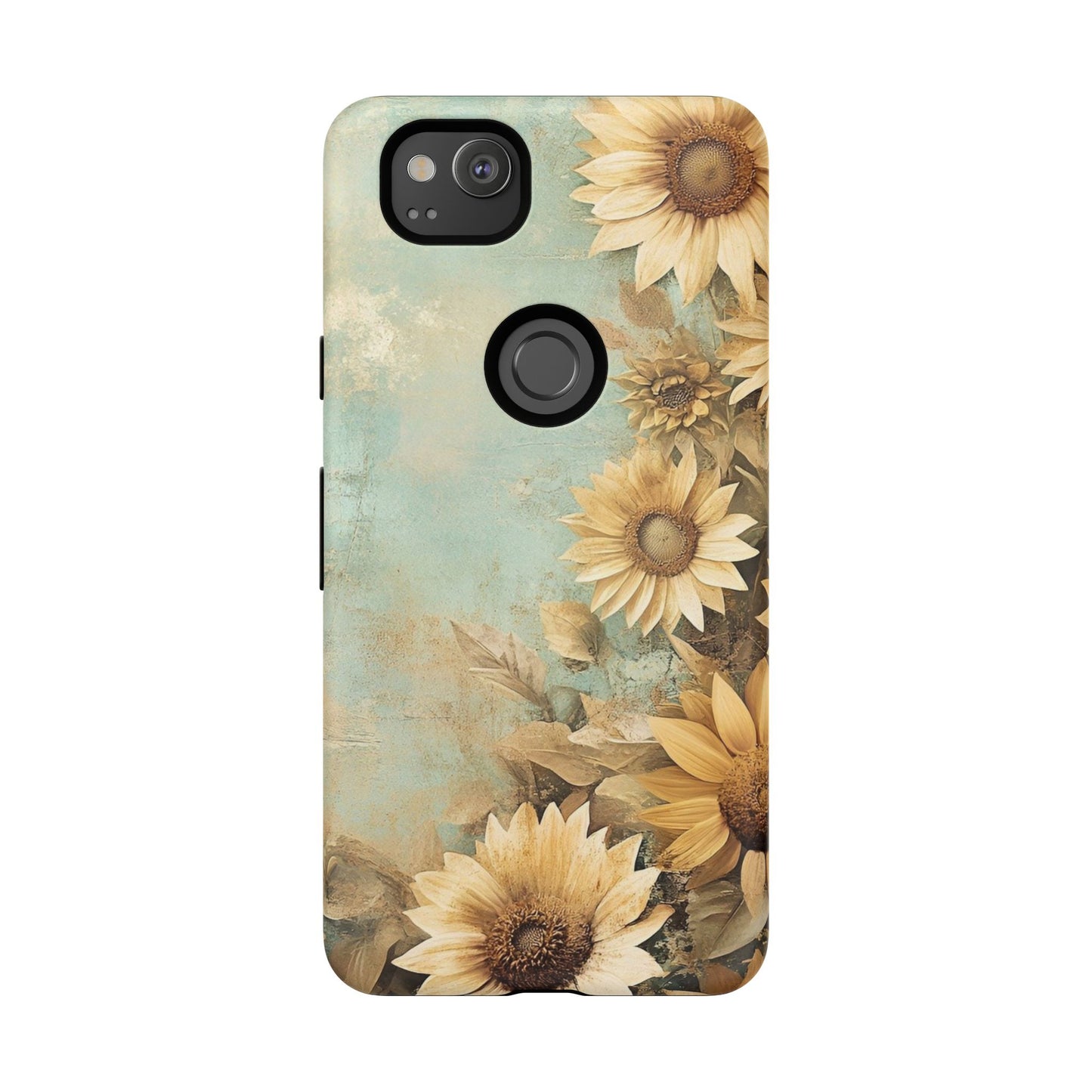 Sunflower Phone Case, Tough Shell Floral Cover, Nature Inspired Gift, Durable Protective Case, Perfect for Spring and Summer