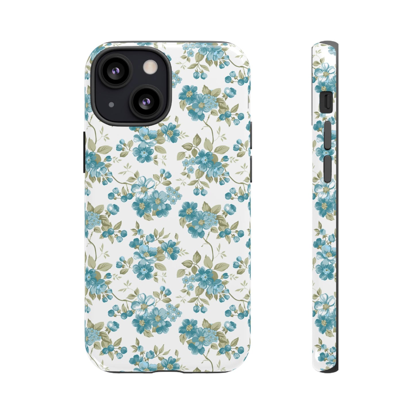Floral Phone Case - Tough Cases, Durable Phone Cover, Cute Floral Design, Gift for Her, Trendy Phone Accessory, Spring Style