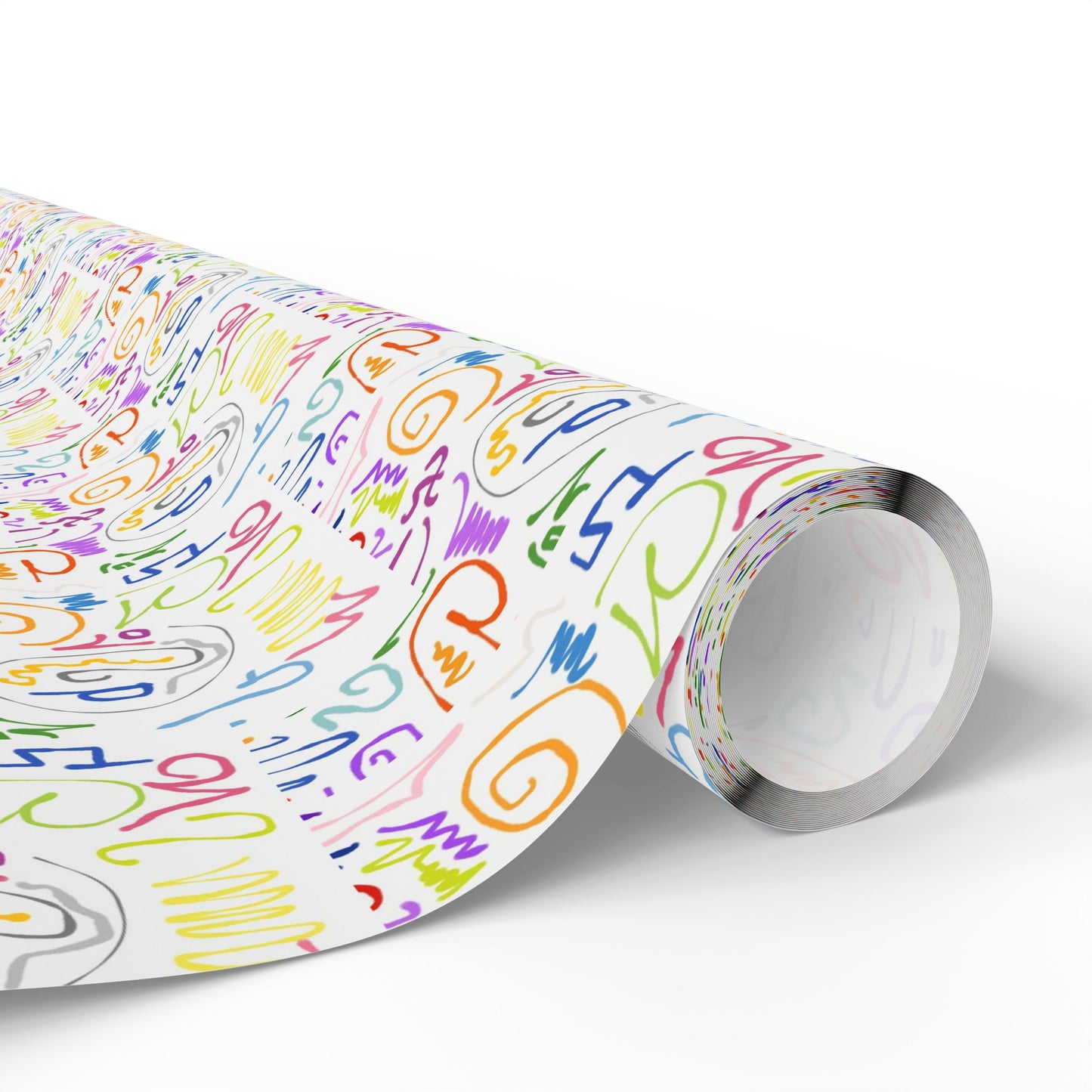 Colorful Artistic Wrapping Paper | Gift Wrap for Birthdays, Holidays, Parties, DIY Projects, Events