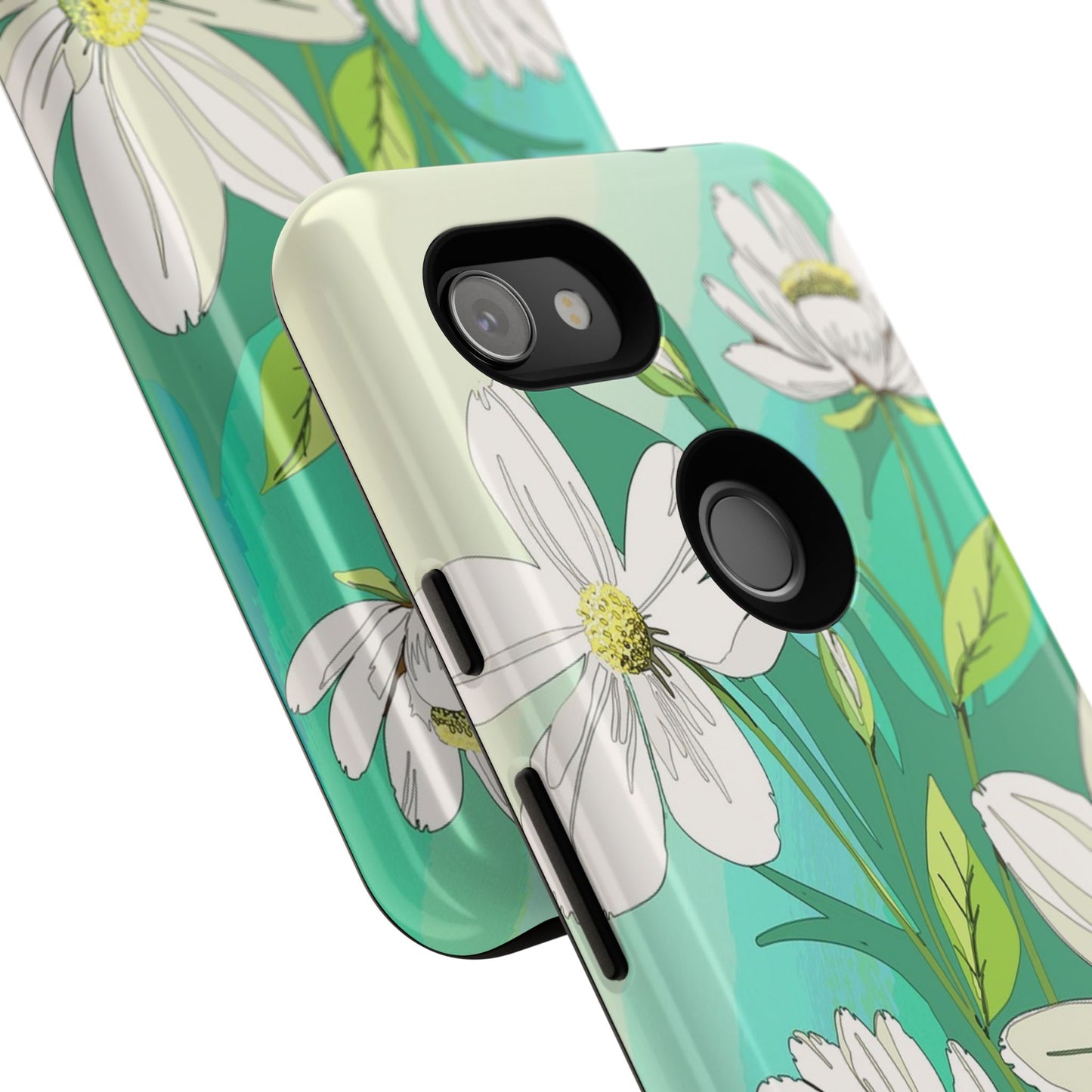 Floral Phone Case, Tough Cases, Flower Design, Nature Inspired, Eco-Friendly Cover, Unique Gift for Her, Spring Accessories