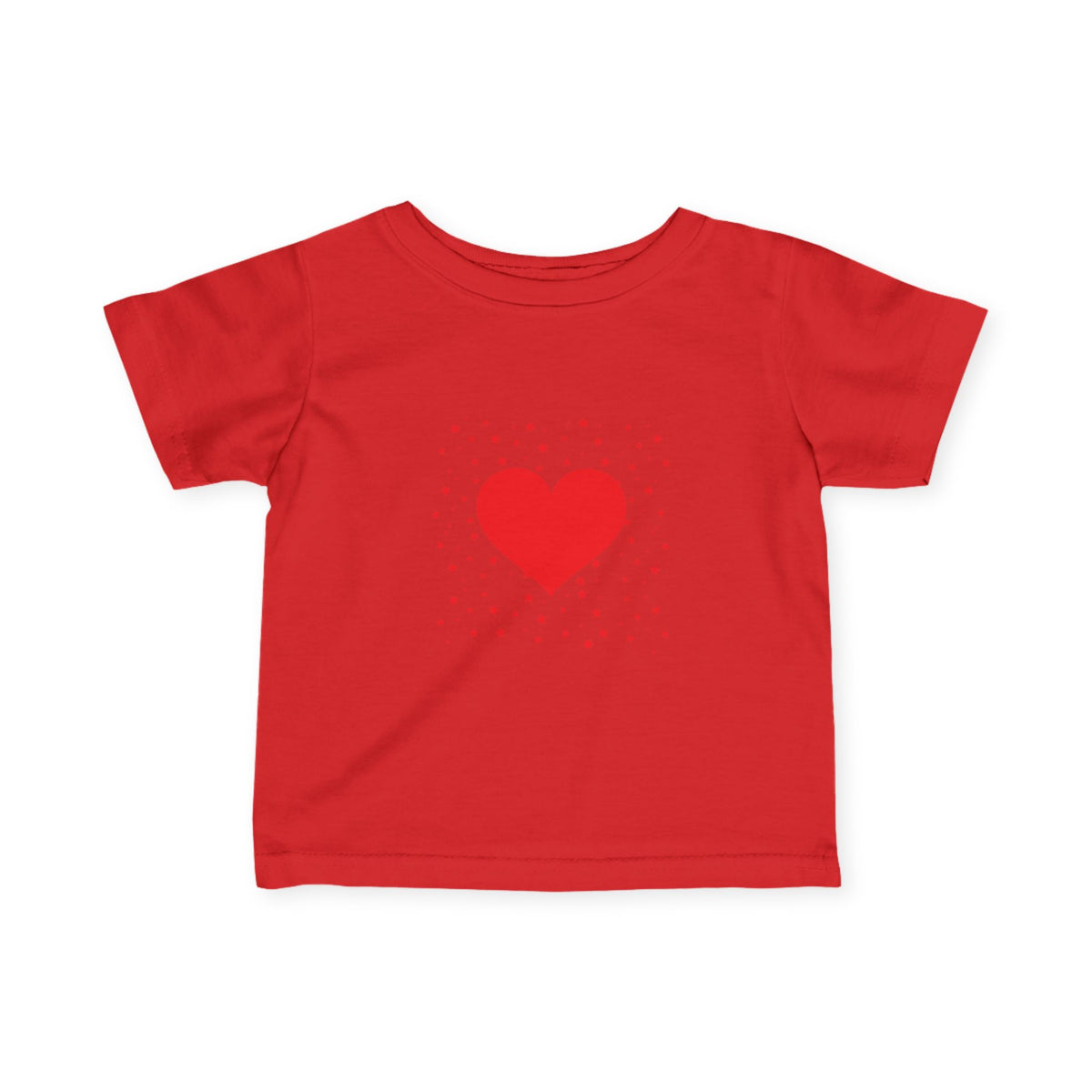 Infant Tee – Red Heart Confetti Baby Shirt