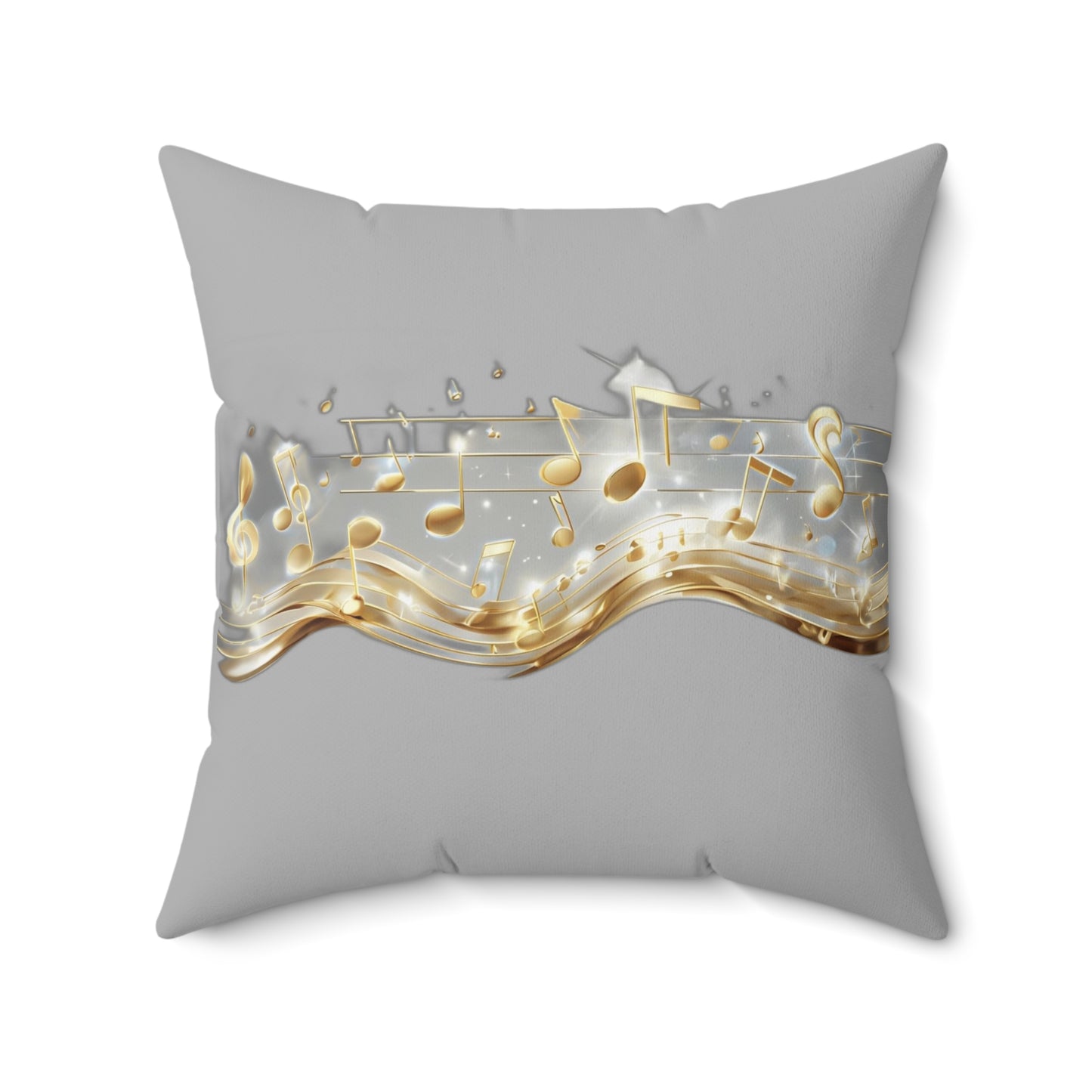 Musical Notes Decorative Pillow Perfect for Music Lovers, Home Decor, Throw Cushion