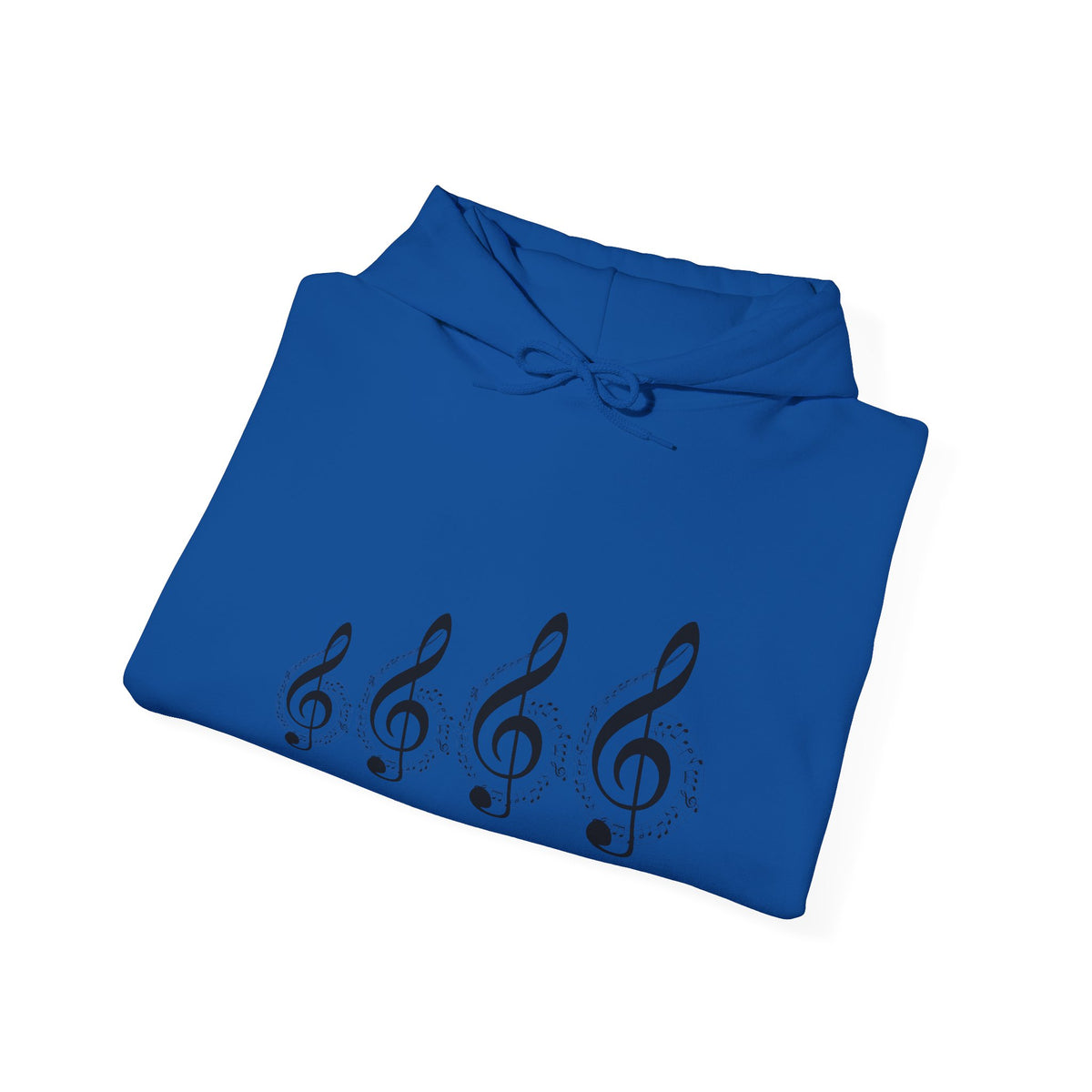 Treble Clef Hoodie – Minimal Music Note Graphic Sweatshirt for Musicians