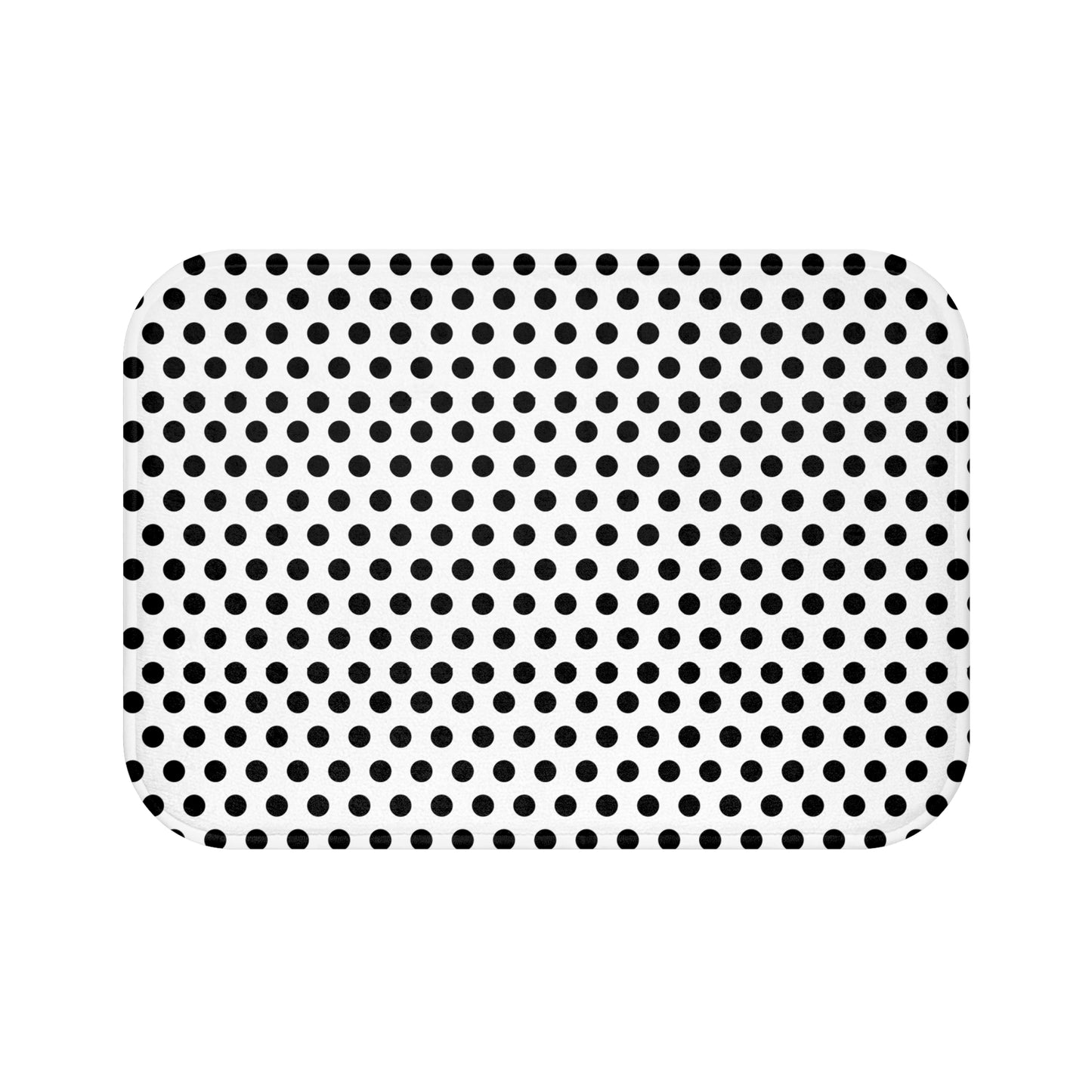 Stylish Polka Dot Bath Mat, Modern Bathroom Decor, Non-Slip Rug, Home Essentials, Gift for Her, Fun Bathroom Accessory
