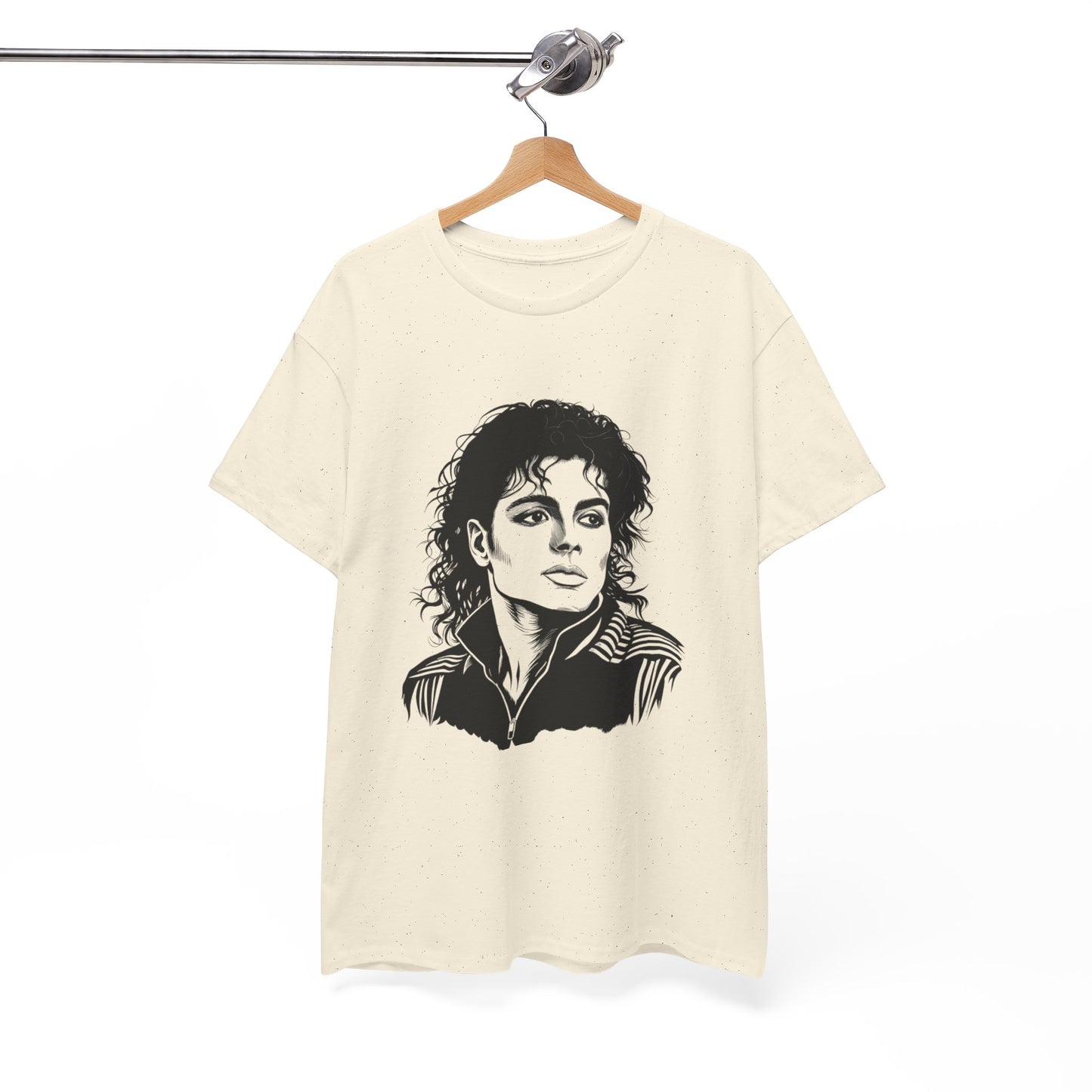 Michael Inspired Unisex Heavy Cotton Tee, Vintage Style Shirt, Retro Graphic Tee, Music Lover Gift, Unisex Casual Wear