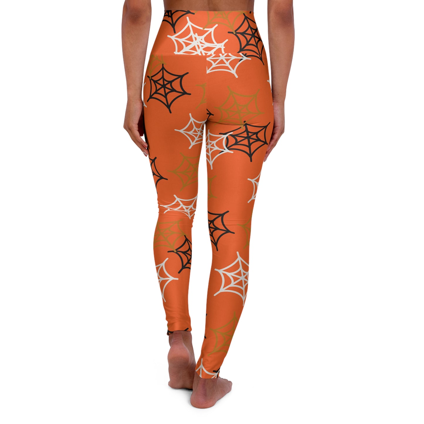 Halloween High Waisted Yoga Leggings, Spooky Leggings for Yoga, Fitness, Halloween Costume, Party Wear, Fall Fashion