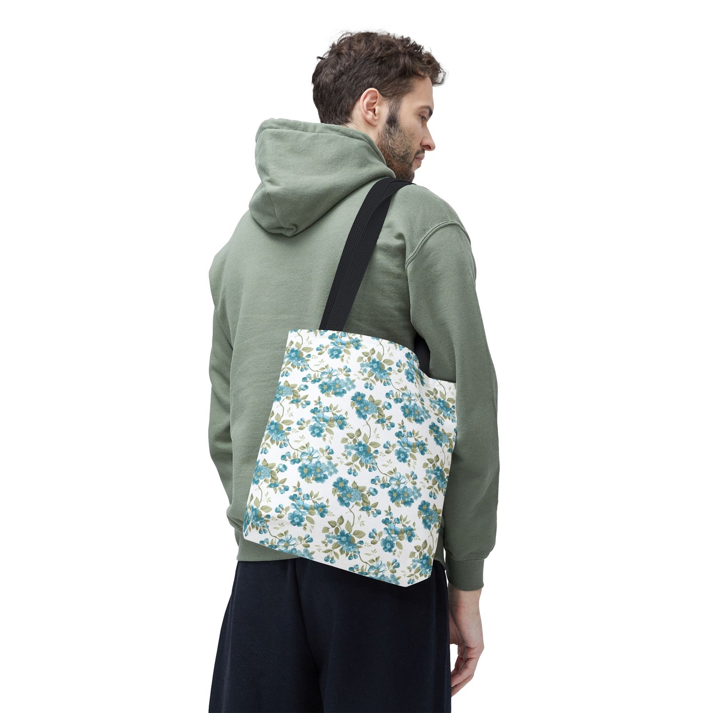 Floral Design Tote Bag | Reusable Shopping Bag, Beach Tote, Eco-Friendly Bag, Gift for Her, Travel Organizer