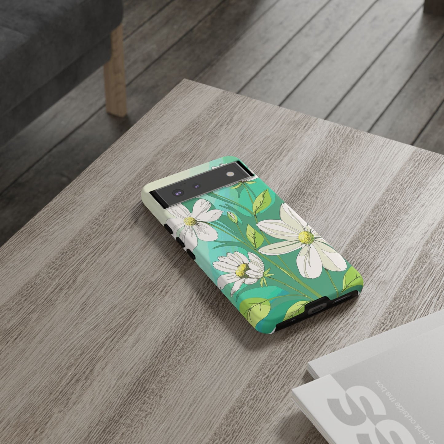 Floral Phone Case, Tough Cases, Flower Design, Nature Inspired, Eco-Friendly Cover, Unique Gift for Her, Spring Accessories