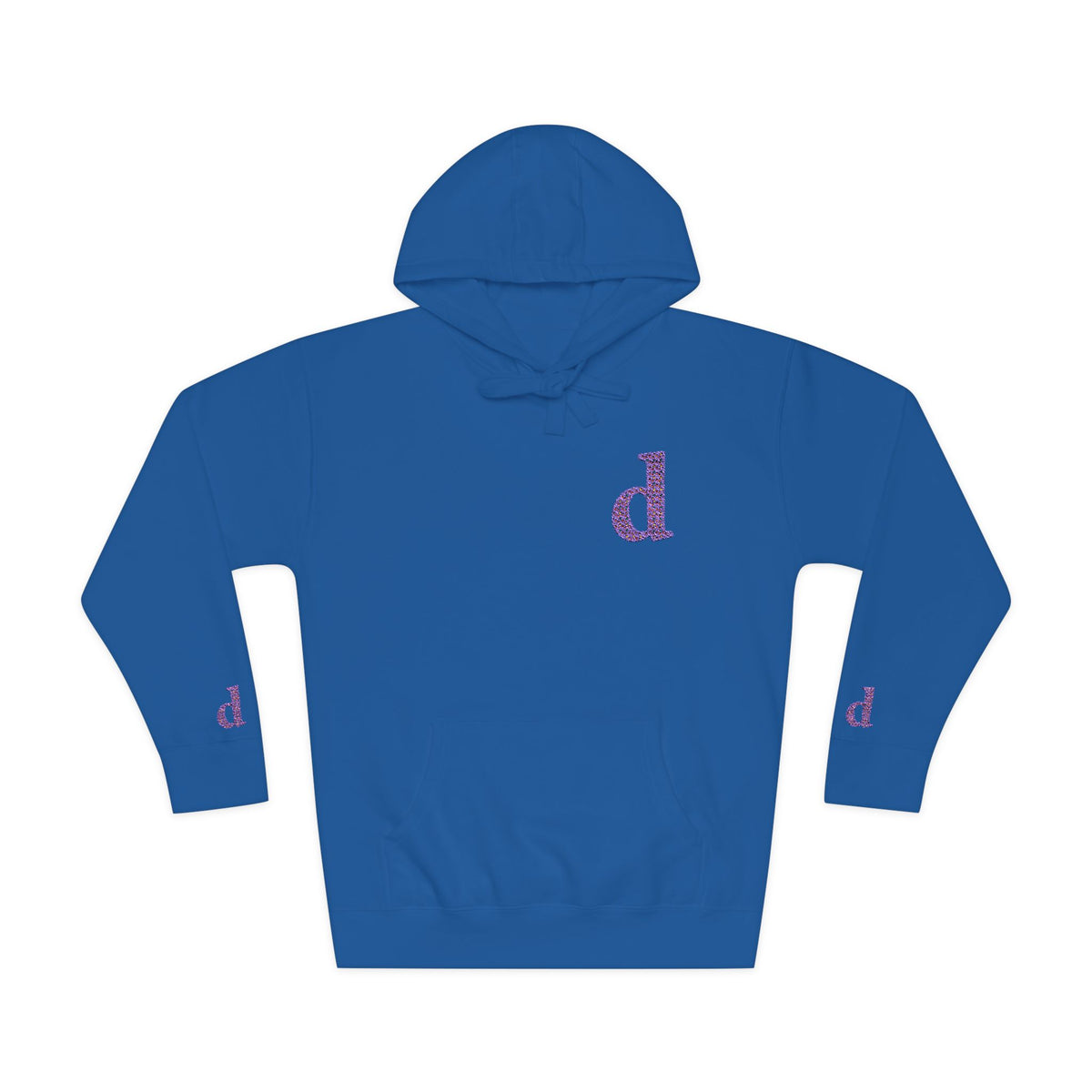 Floral Initial Unisex Fleece Hoodie | Cozy Casual Wear, Gifts for Her, Monogrammed Hooded Sweatshirt, Fall Fashion, Birthday Present