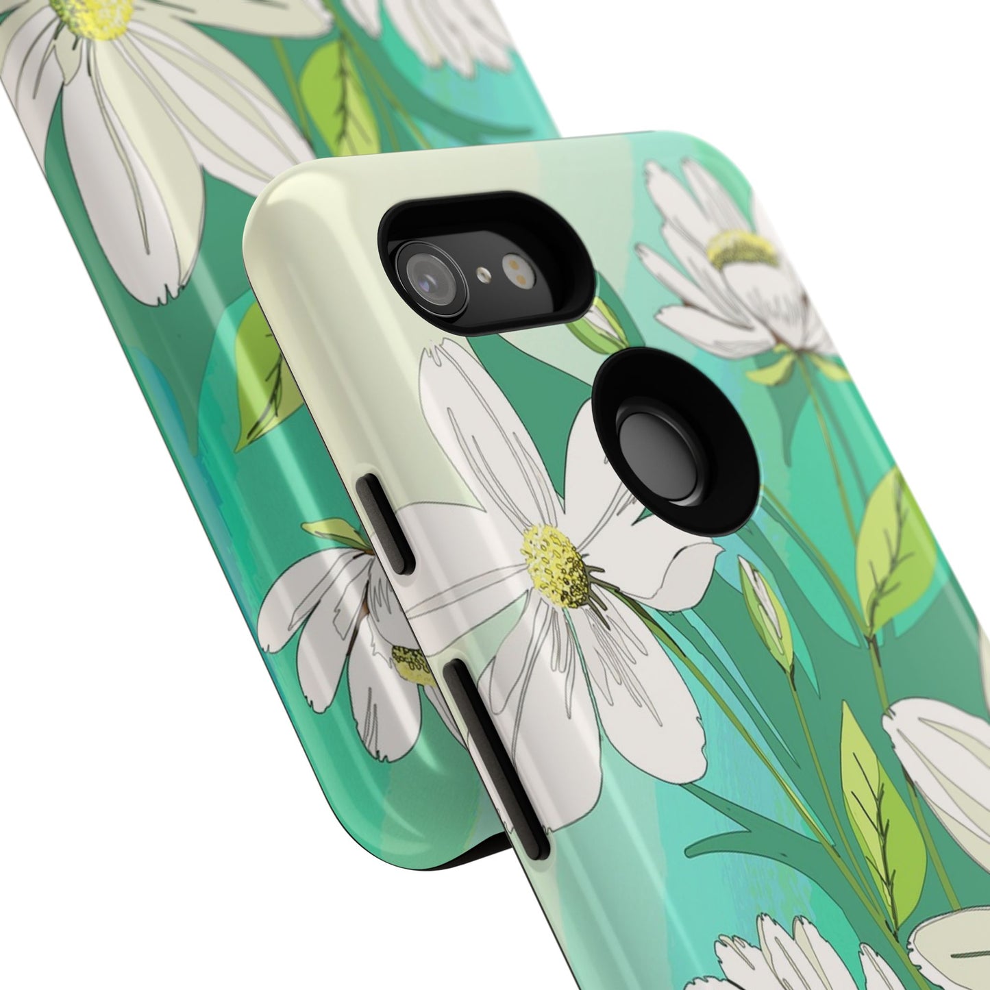 Floral Phone Case, Tough Cases, Flower Design, Nature Inspired, Eco-Friendly Cover, Unique Gift for Her, Spring Accessories