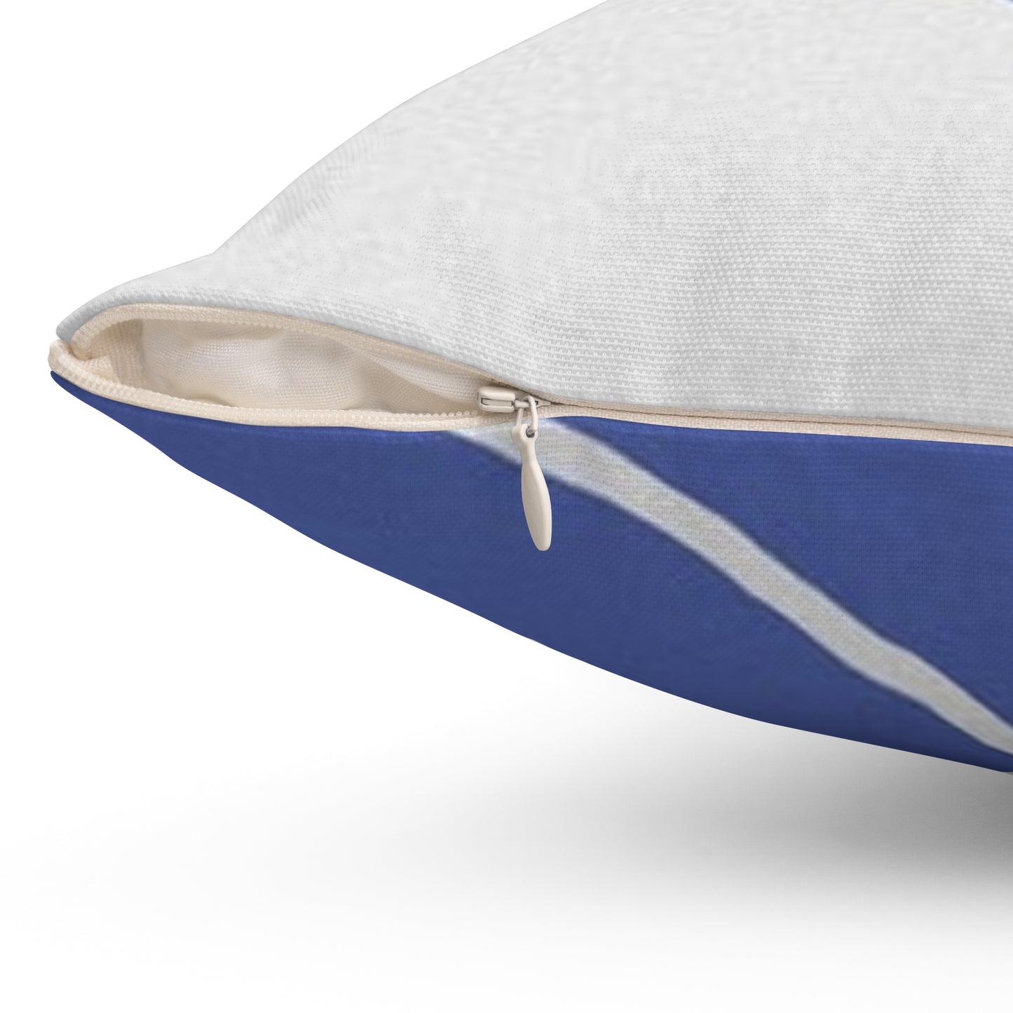 Stylish Blue Stripe Pillow, Modern Home Decor, Cozy Living Room, Decorative Cushion, Gift for Housewarming, Summer Vibes