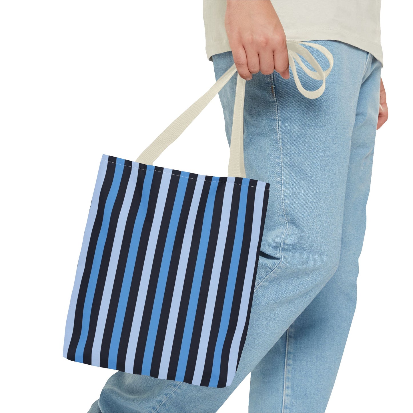 Stylish Striped Tote Bag, Beach Bag, Shopping Tote, Everyday Carryall, Reusable Grocery Bag, Gift for Her
