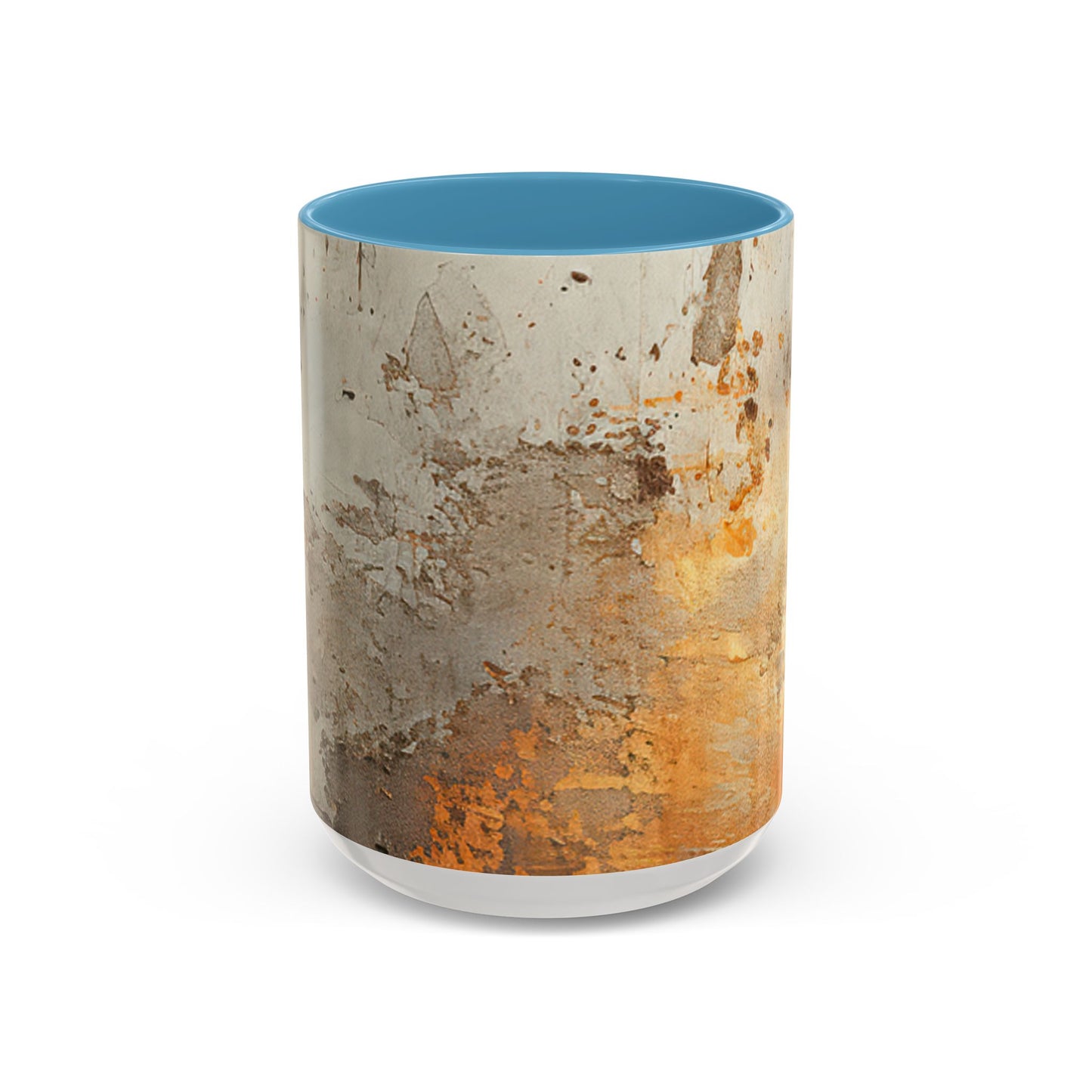 Rustic Accent Coffee Mug, Unique Artistic Mug