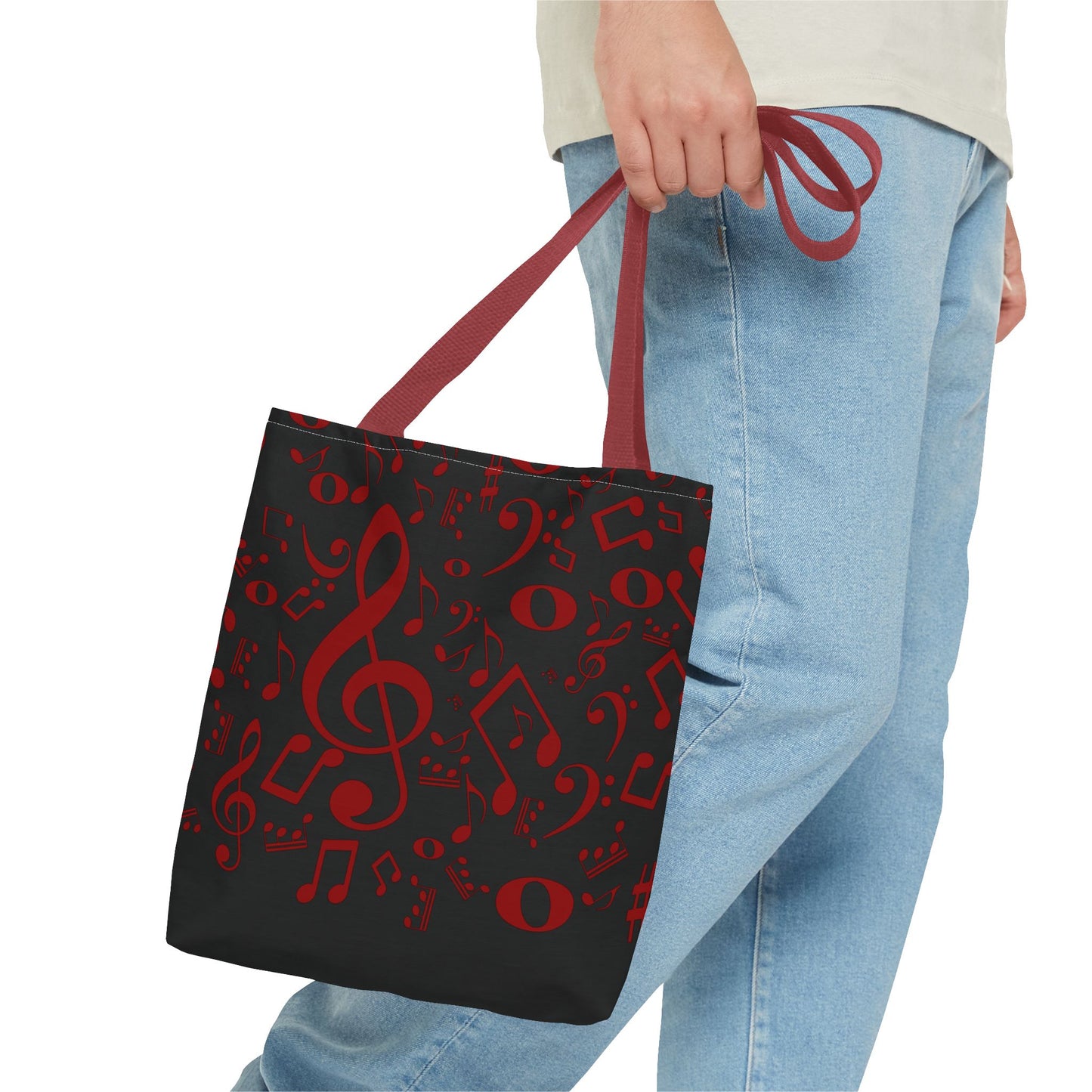Stylish Music Note Tote Bag, Musical Gifts for Musicians, Eco-Friendly, Concert Accessories, Everyday Use, Unique Gift Idea