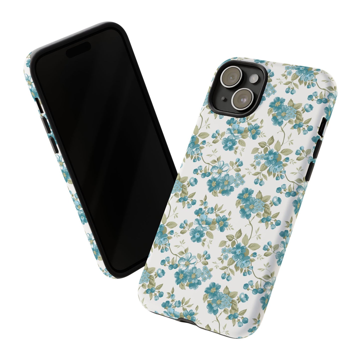 Floral Phone Case - Tough Cases, Durable Phone Cover, Cute Floral Design, Gift for Her, Trendy Phone Accessory, Spring Style
