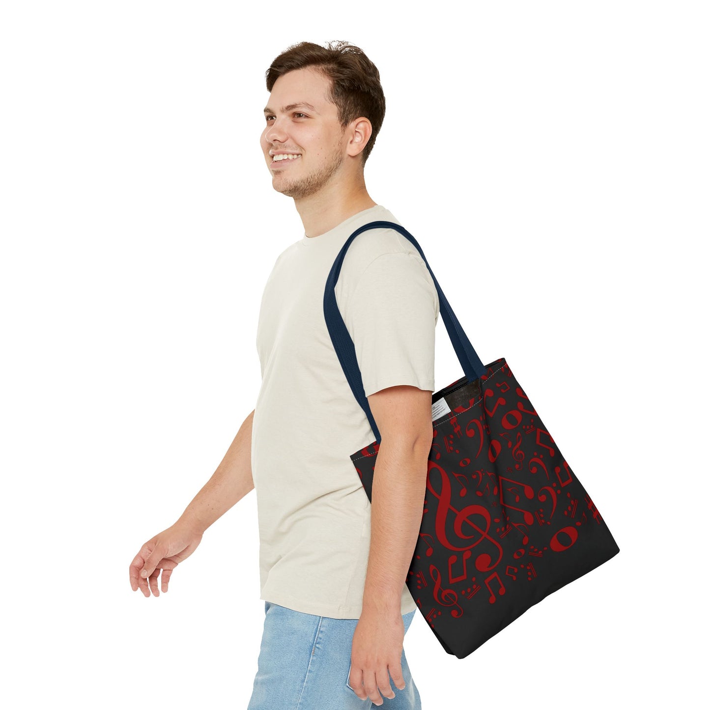 Stylish Music Note Tote Bag, Musical Gifts for Musicians, Eco-Friendly, Concert Accessories, Everyday Use, Unique Gift Idea