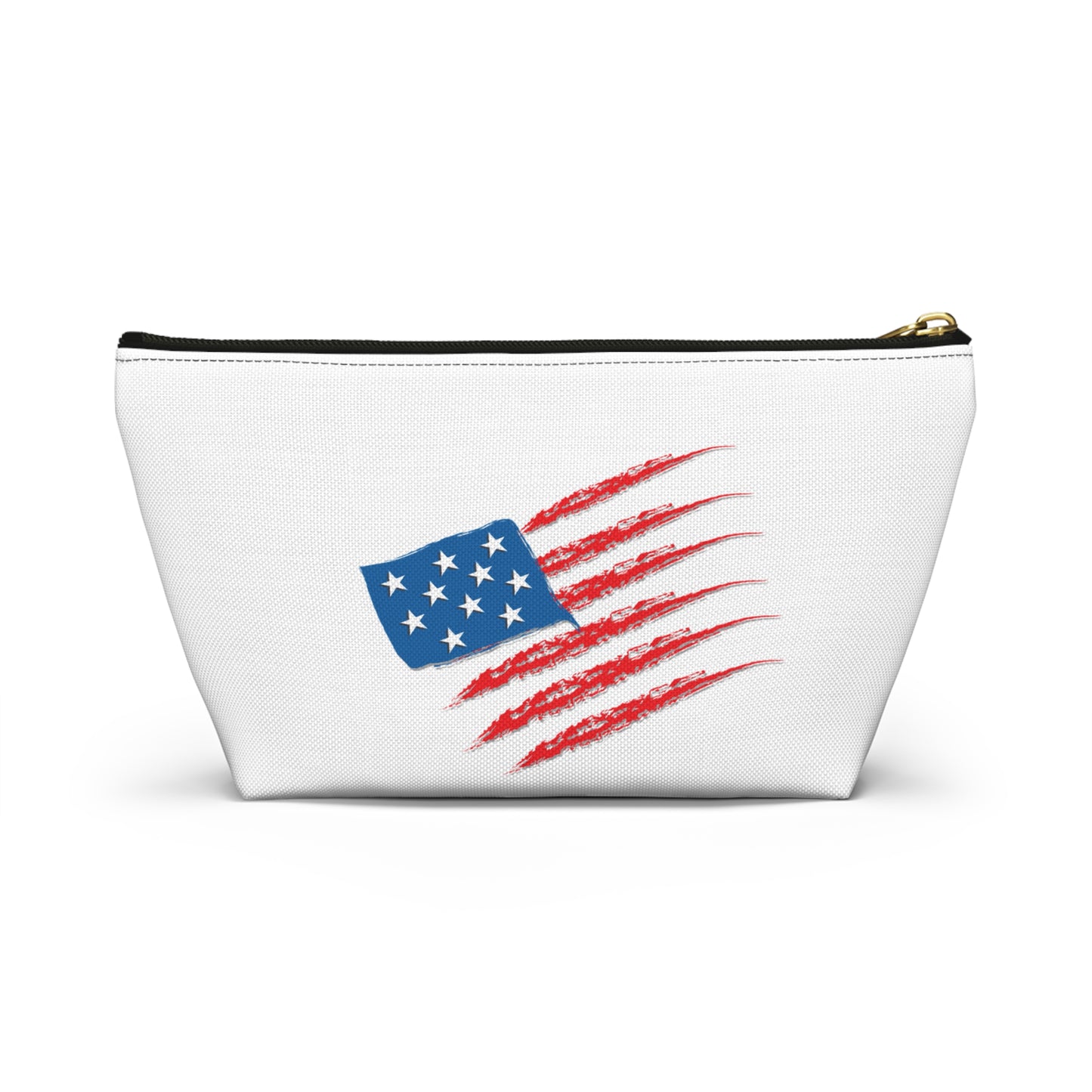 Patriotic Accessory Pouch | USA Flag Design for Everyday Use, Travel, Gifts, 4th of July, Memorial Day, Fun Accessories
