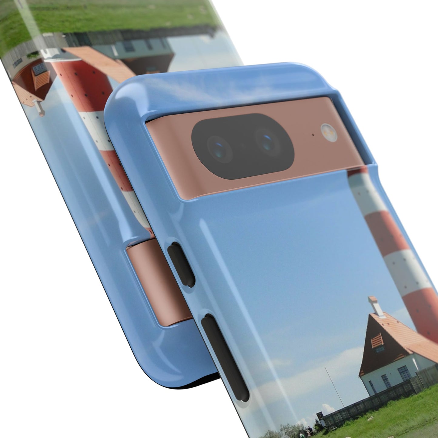 Lighthouse Phone Case - Coastal Vibes, Nautical Gift, Ocean Lover Accessory, Beach Aesthetic, Customizable Design