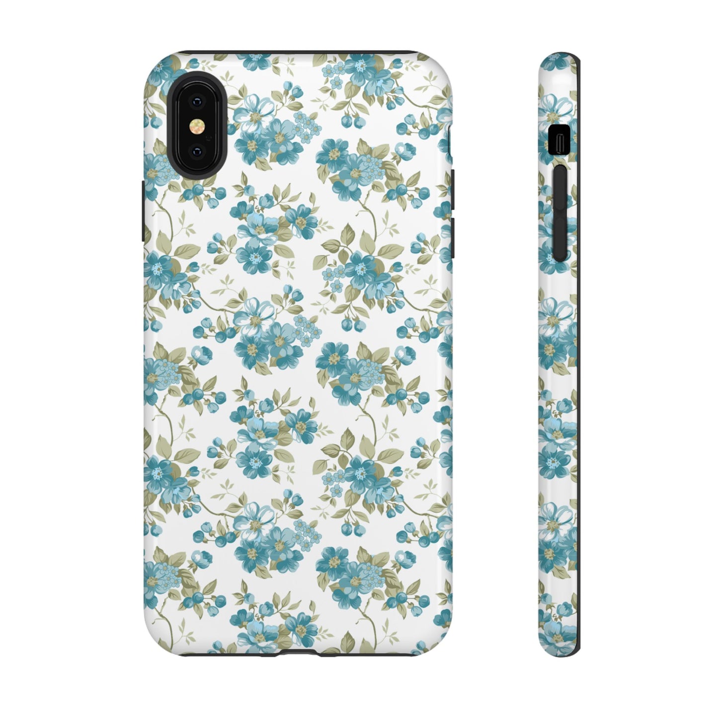 Floral Phone Case - Tough Cases, Durable Phone Cover, Cute Floral Design, Gift for Her, Trendy Phone Accessory, Spring Style
