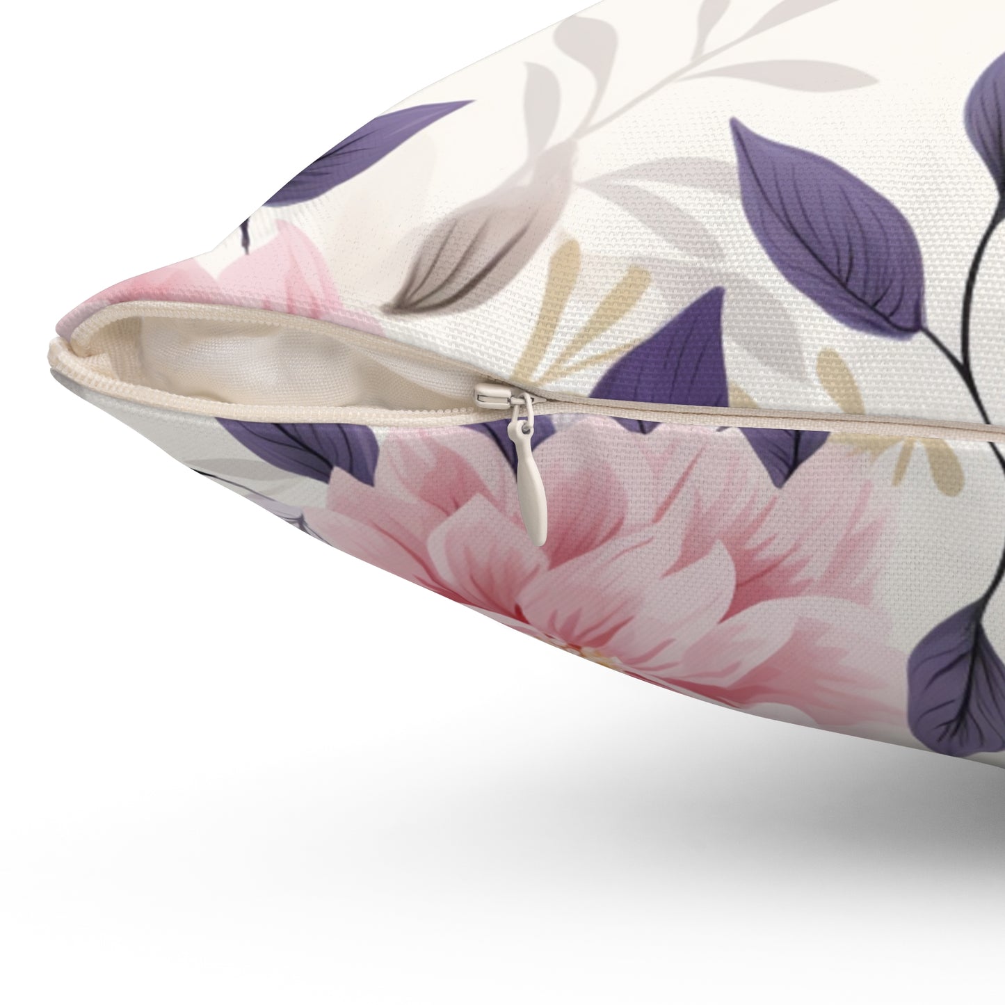 Floral Accent Pillow, Cozy Home Decor, Gift for Her, Spring Decor, Throw Pillow, Living Room, Bedroom Cushion