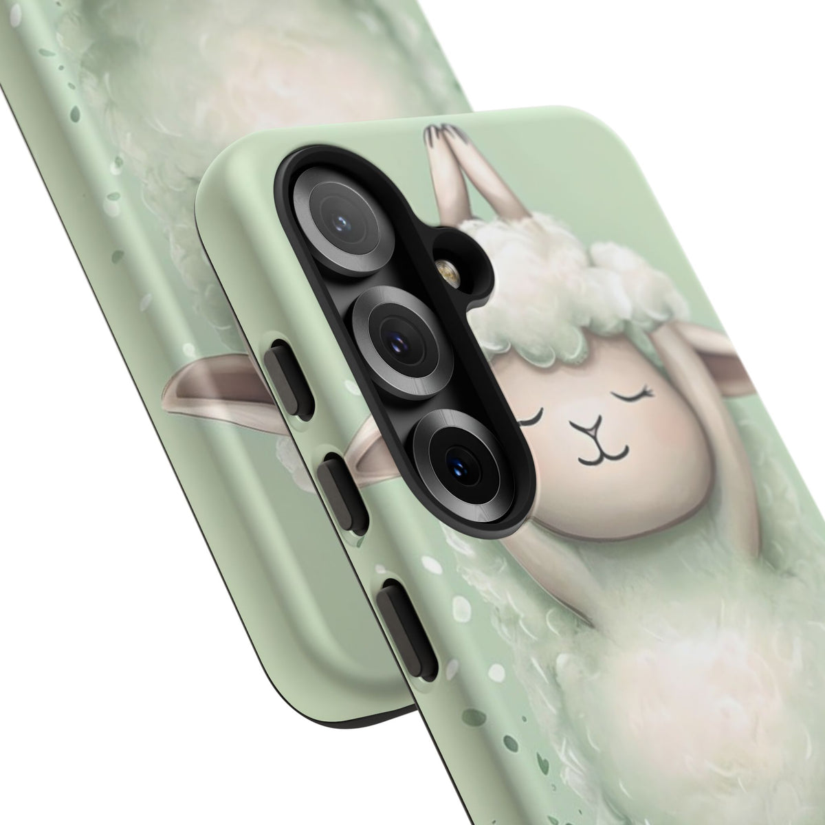 Cute Yoga Sheep Phone Case — Pastel Lamb Ballerina Protective Cover