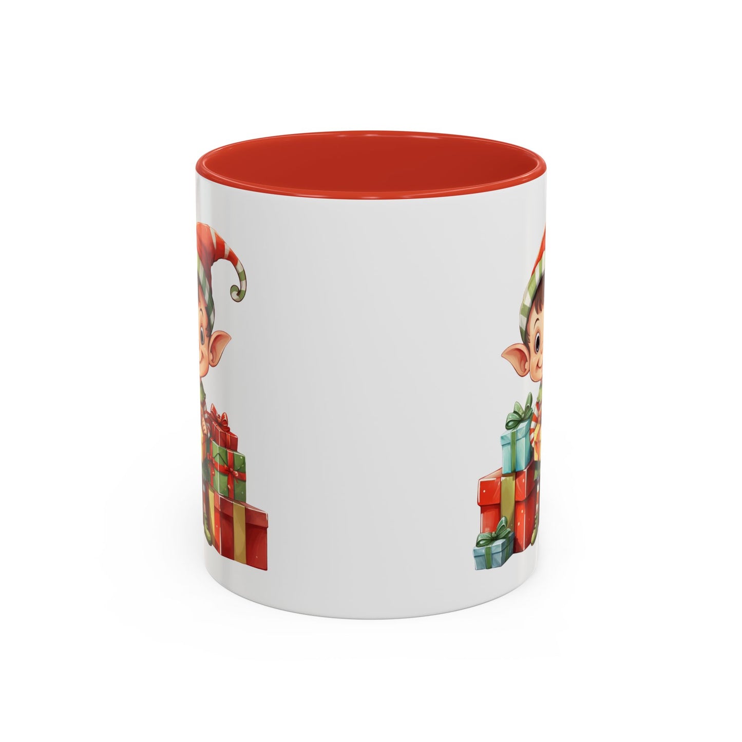 Holiday Elf Coffee Mug - Festive Gift Mug, Christmas Decor, Cute Elf Mug, Coffee Lover Gift, Winter Holiday Drinkware