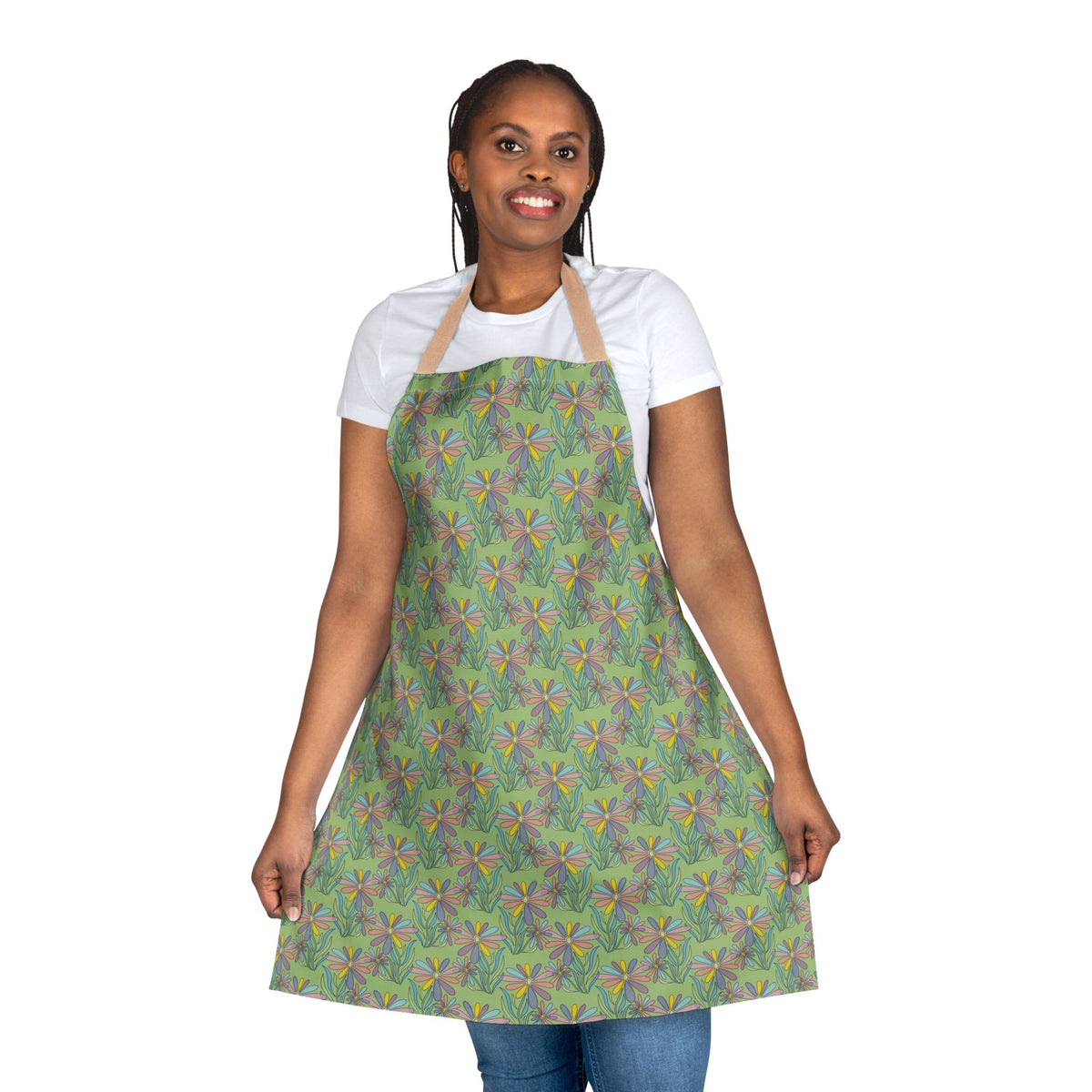 Apron, 5-Color Straps (AOP)