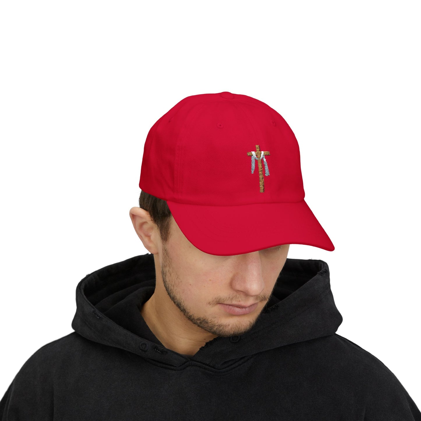 White Embroidered Classic Dad Cap - Casual Vintage Style, Perfect Gift for Father's Day, Summer Outings, Everyday Wear, Trendy Accessory