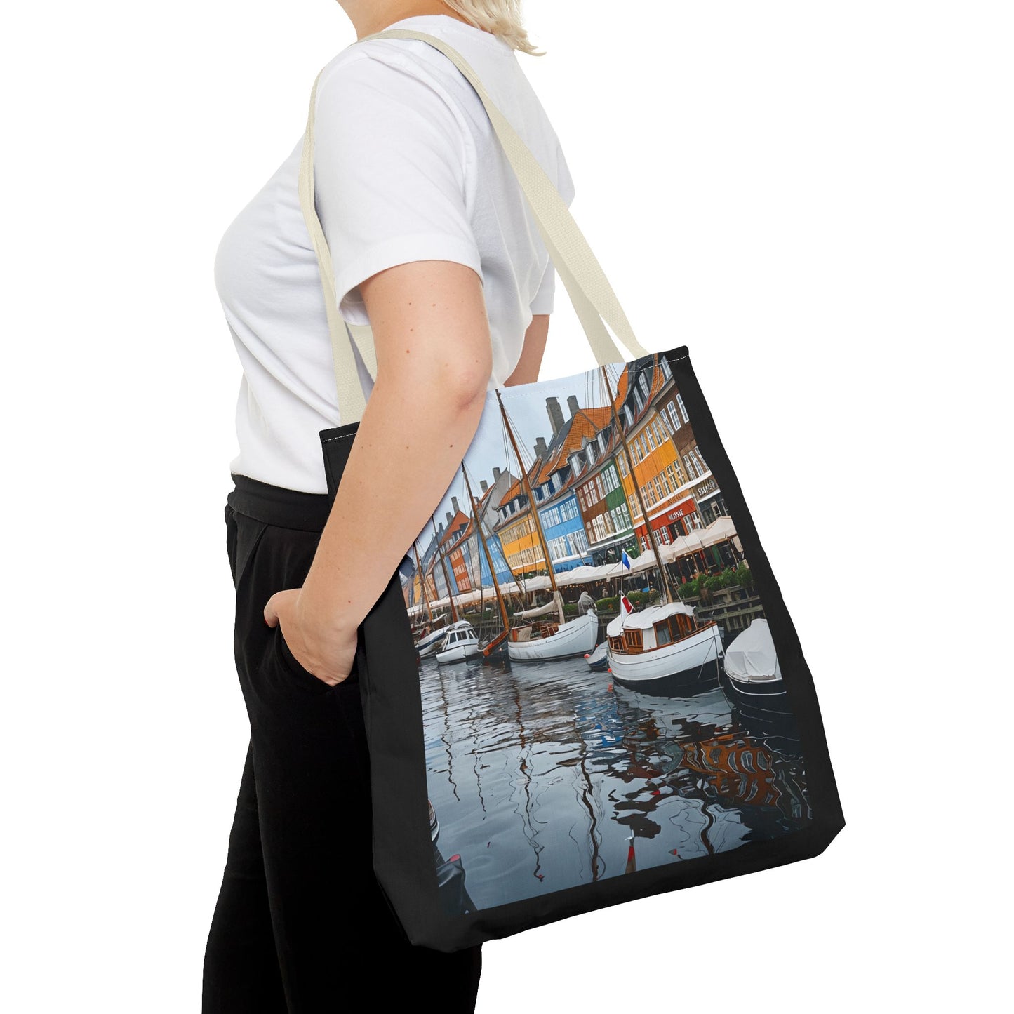 Charming Waterfront Tote Bag | Travel, Shopping,