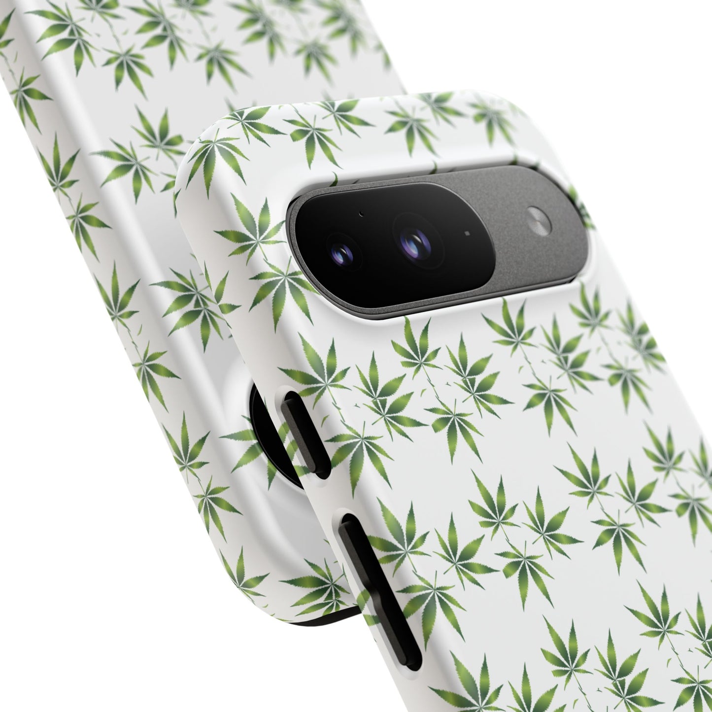 Stylish Phone Case with Cannabis Leaf Design, Durable Phone Cover, Gift for Stoner Friends, Unique Phone Accessory, Nature-Inspired Design