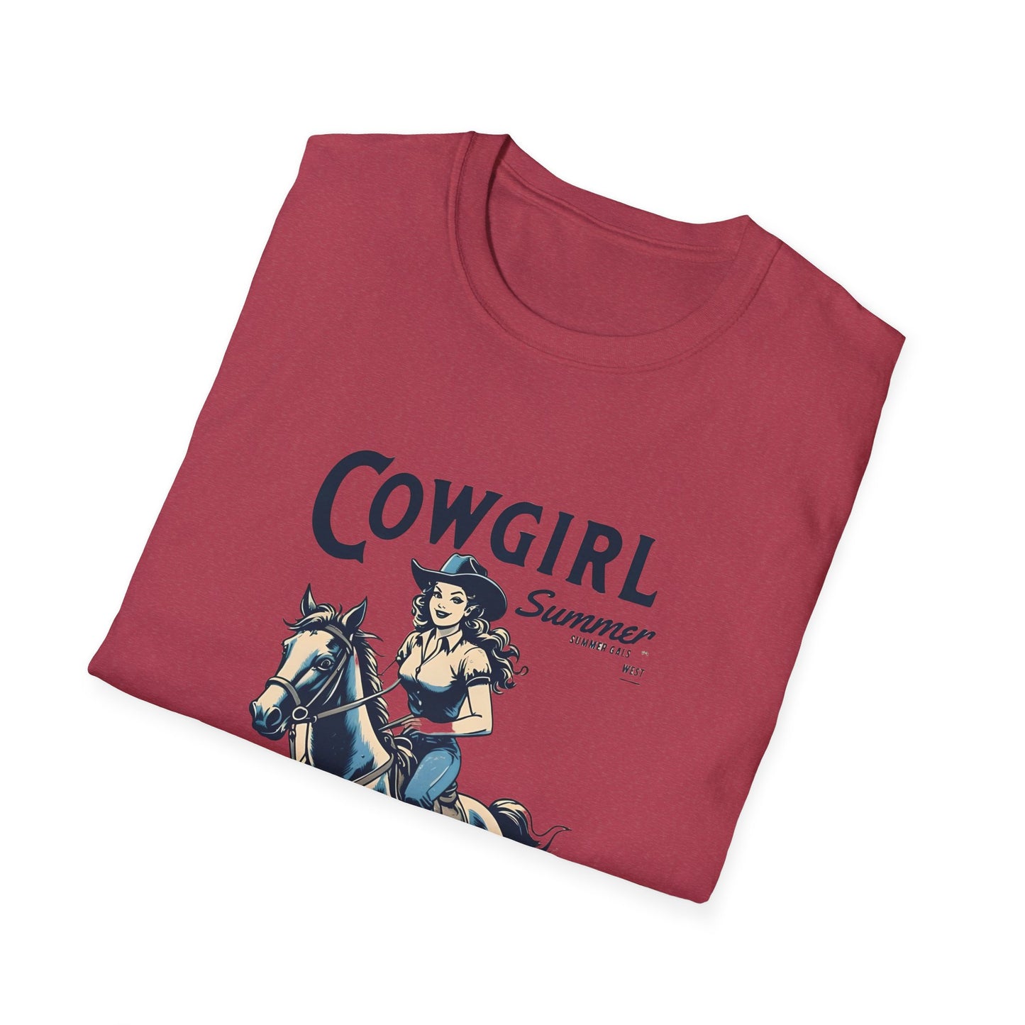 Cowgirl Summer Soft style T-Shirt for Horse Lovers