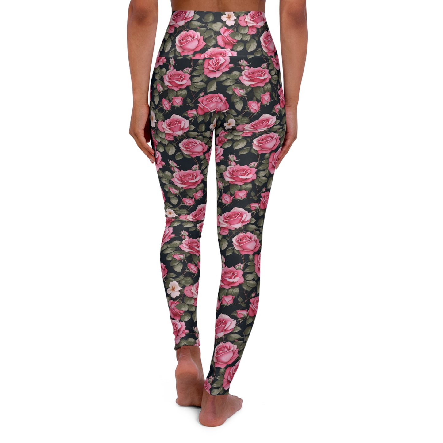 High Waisted Yoga Leggings (AOP)
