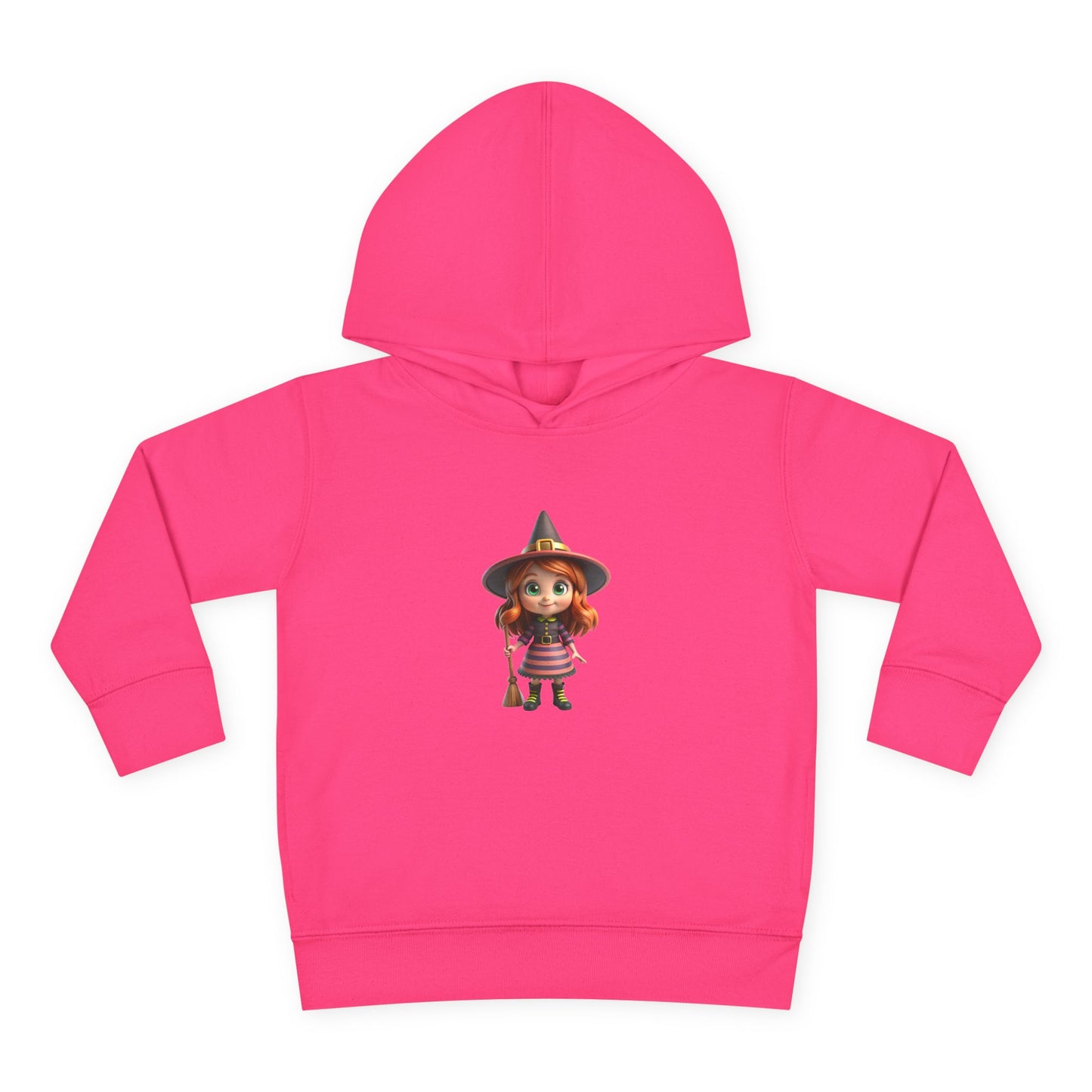 Toddler Witch Fleece Hoodie, Cute Kids Pullover, Halloween Costume, Cozy Toddler Apparel, Spooky Season Gear, Gift for Little Ones