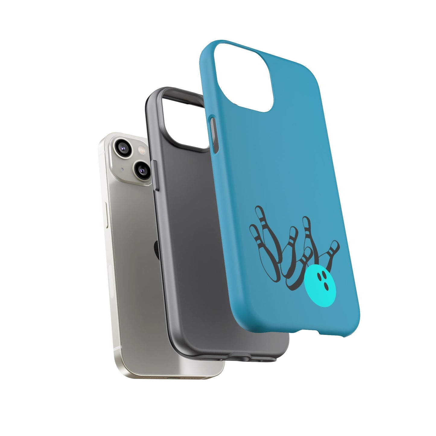 Bowling Phone Case, Tough Cases for Bowling Enthusiasts, Fun Gift for Bowlers, Unique Phone Accessory, Sports Themed Cases