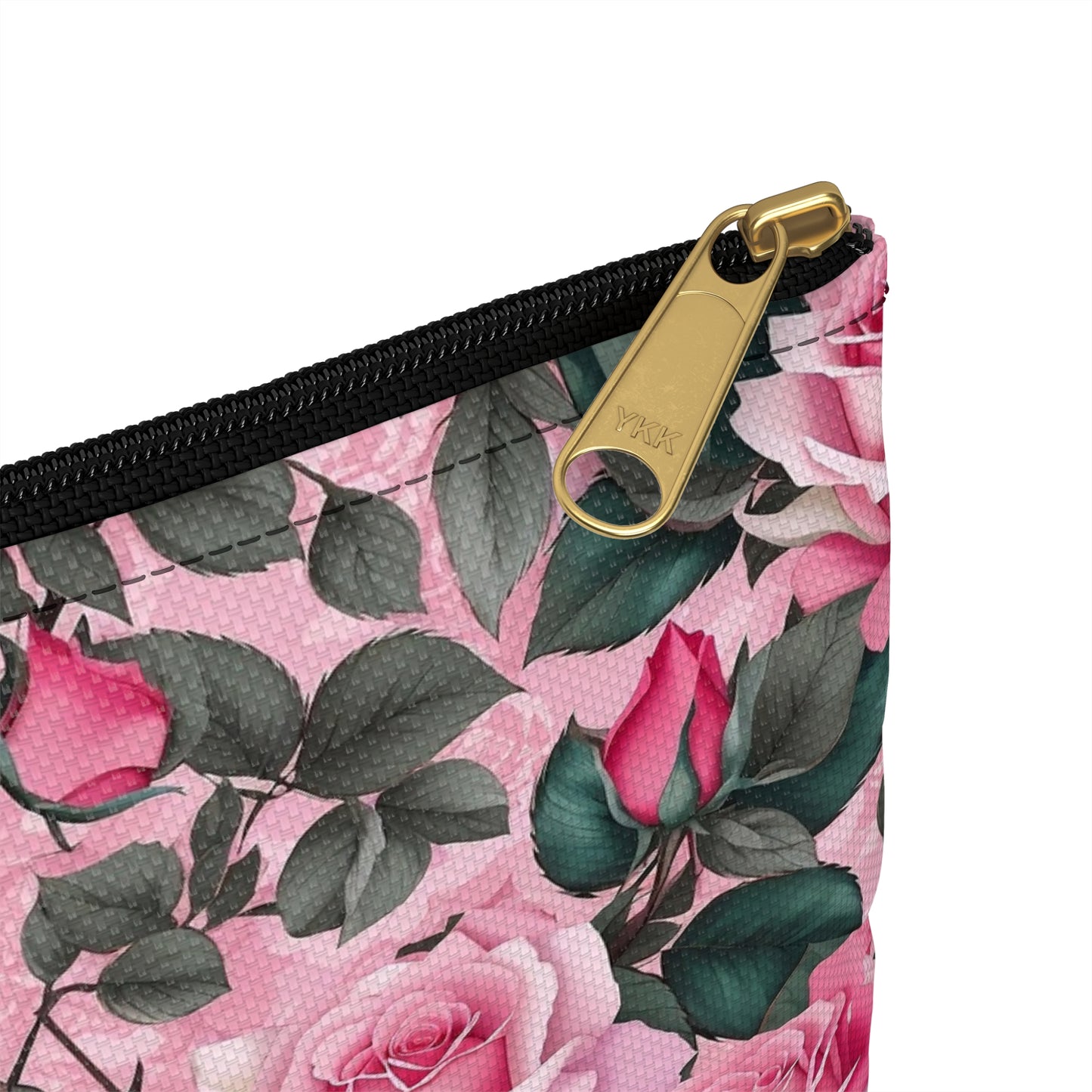 Floral Accessory Pouch - Perfect for Travel, Makeup, and Organizing, Gifts for Her, Bridal Accessories, Rose Pattern Clutch