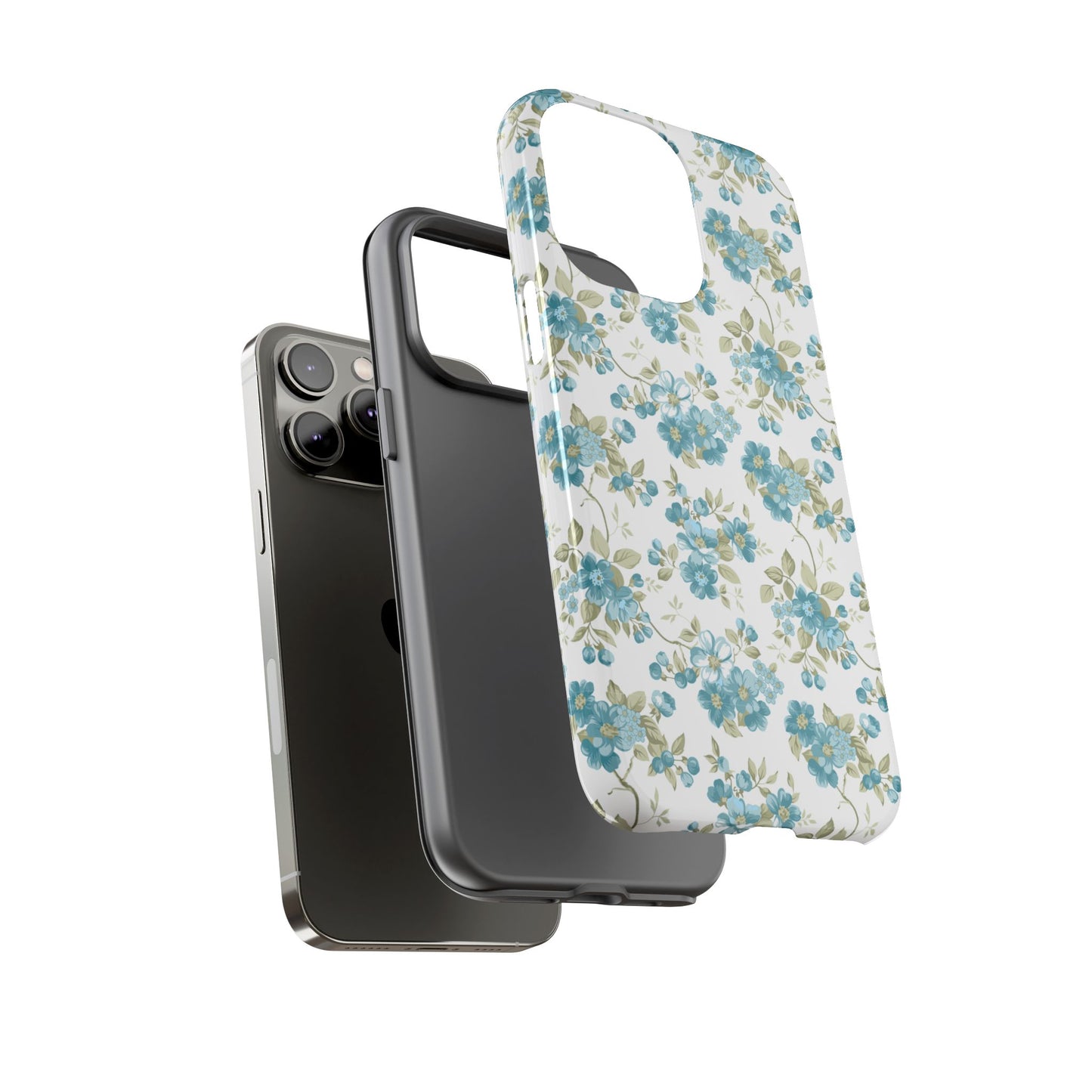 Floral Phone Case - Tough Cases, Durable Phone Cover, Cute Floral Design, Gift for Her, Trendy Phone Accessory, Spring Style