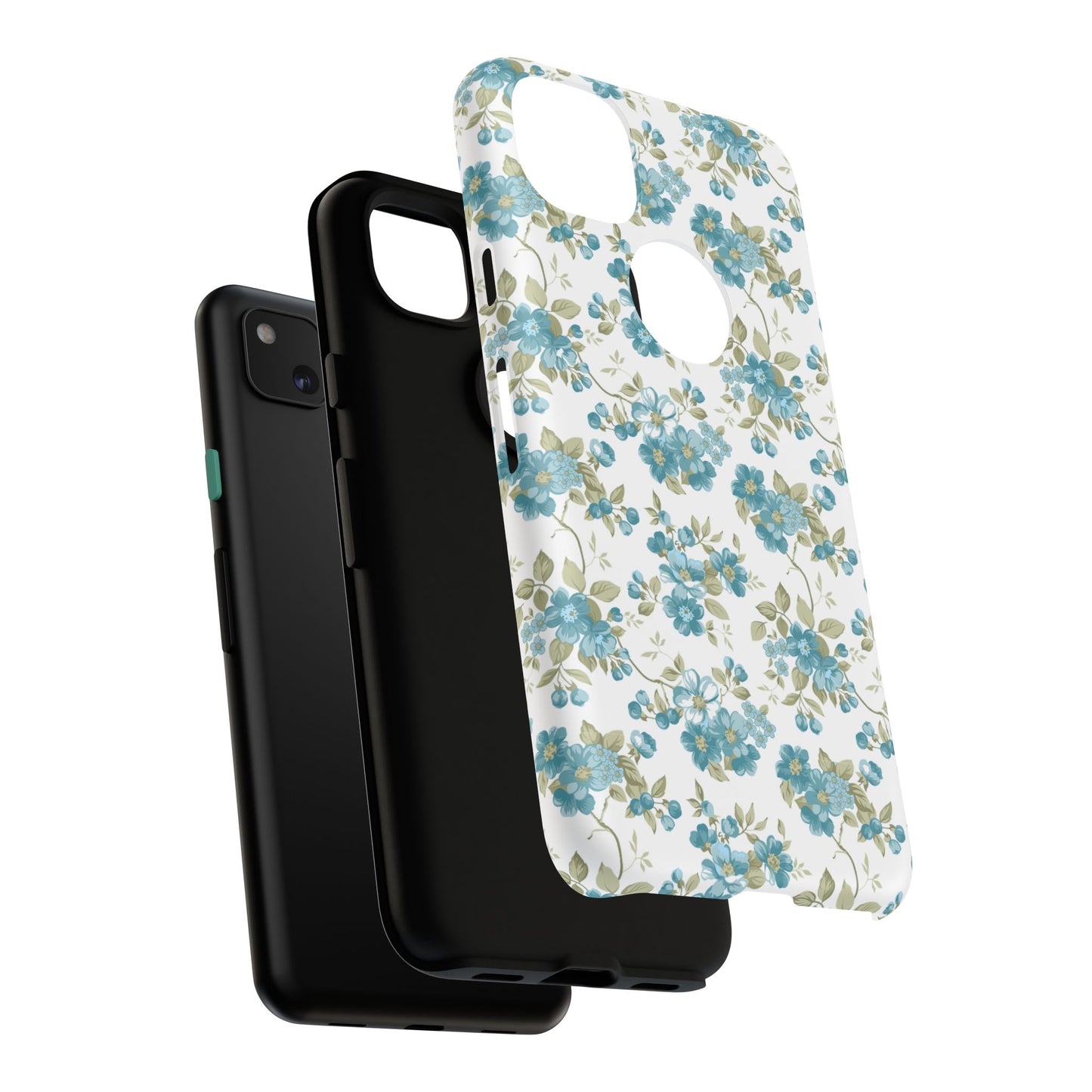 Floral Phone Case - Tough Cases, Durable Phone Cover, Cute Floral Design, Gift for Her, Trendy Phone Accessory, Spring Style