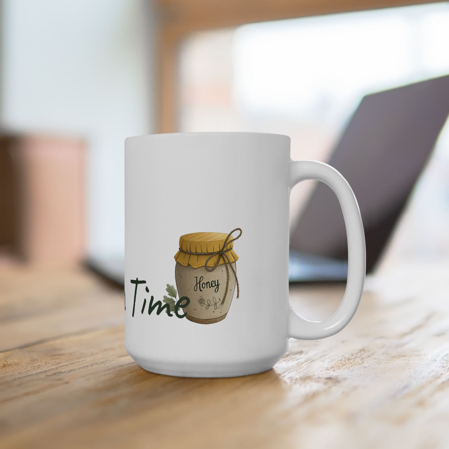 Tea Time Ceramic Mug - Perfect for Tea Lovers, Gift for Friends, Home Decor, 11oz 15oz