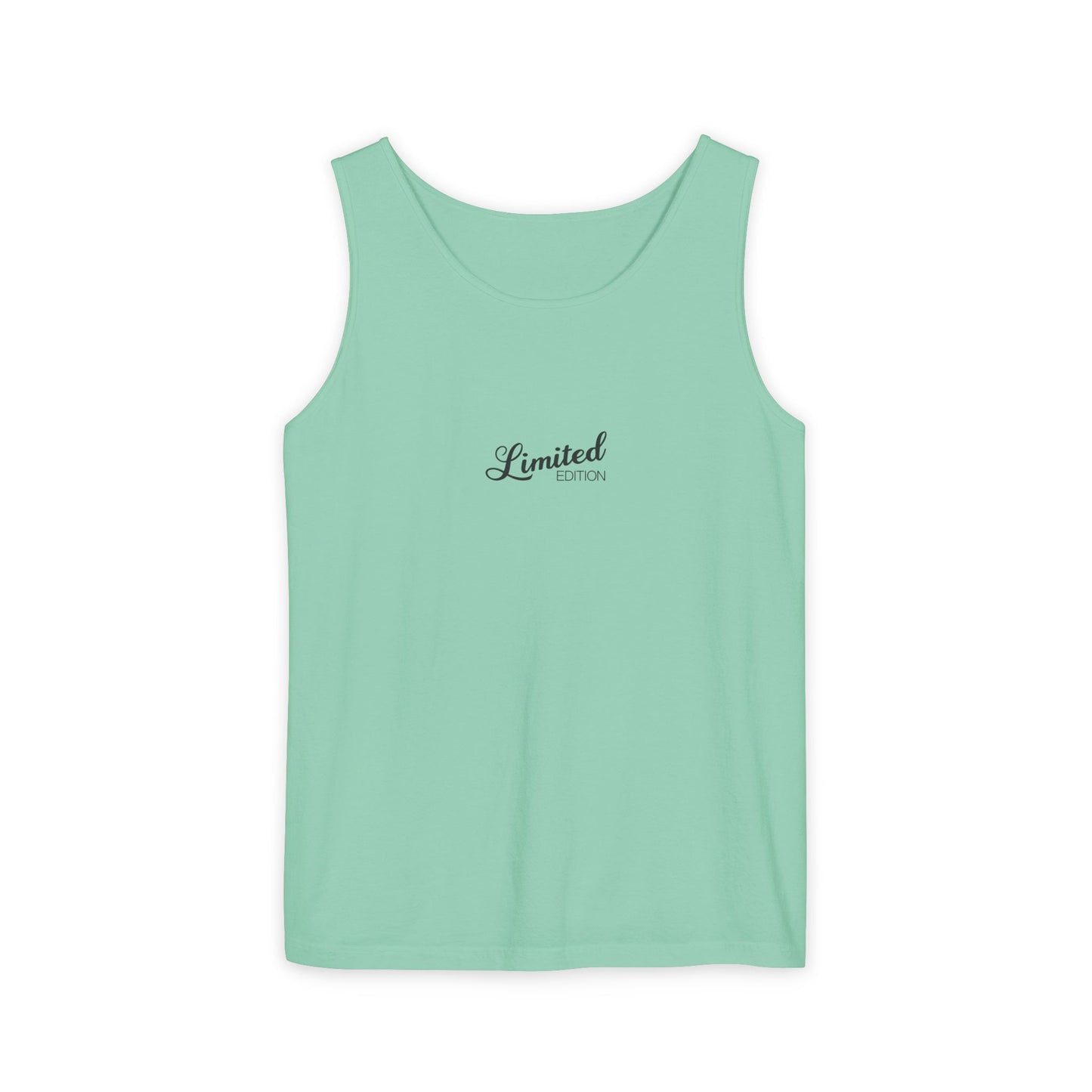 Limited Edition Unisex Garment-Dyed Tank Top, Summer Fashion, Beachwear, Gift for Him & Her, Casual Style, Relaxed Fit