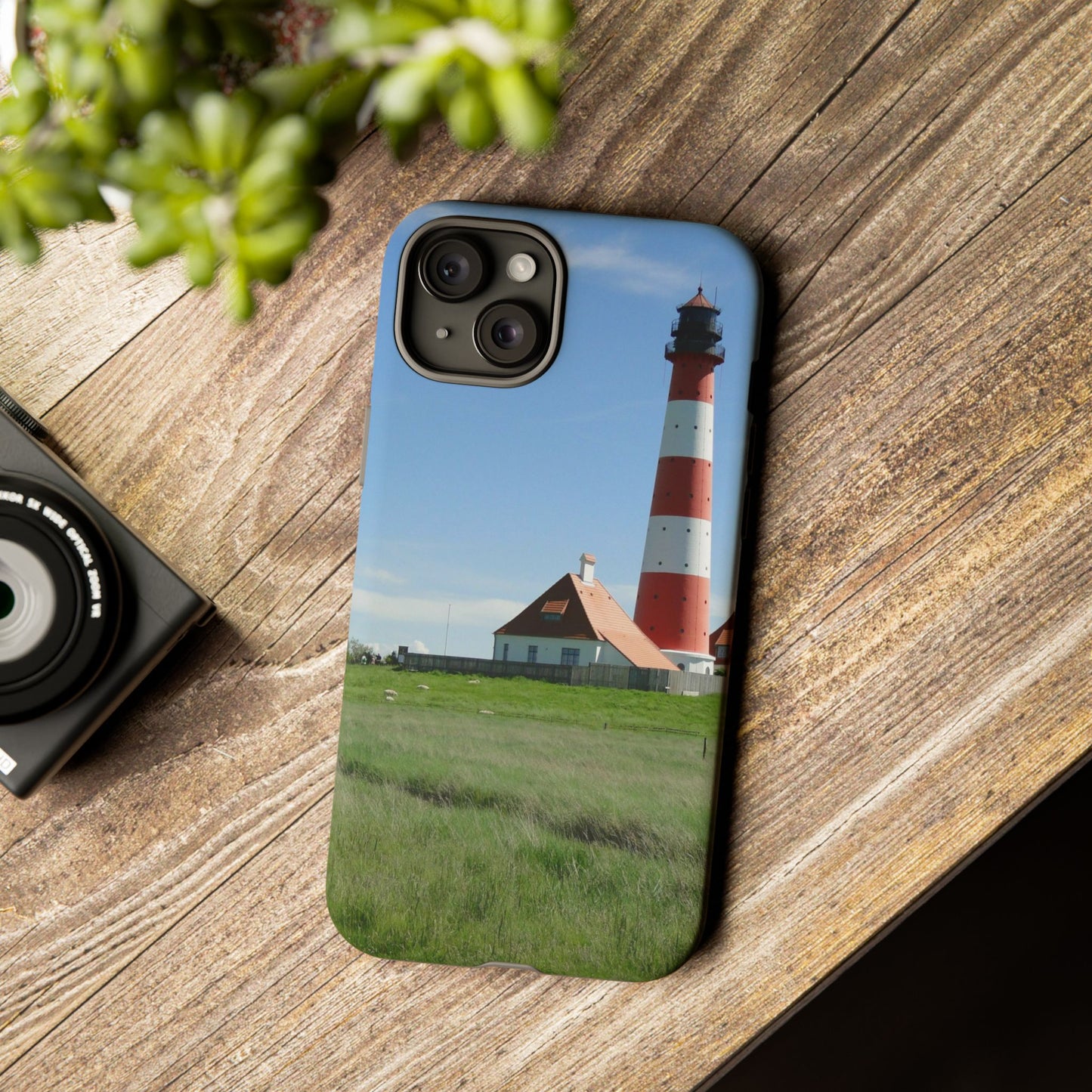Lighthouse Phone Case - Coastal Vibes, Nautical Gift, Ocean Lover Accessory, Beach Aesthetic, Customizable Design