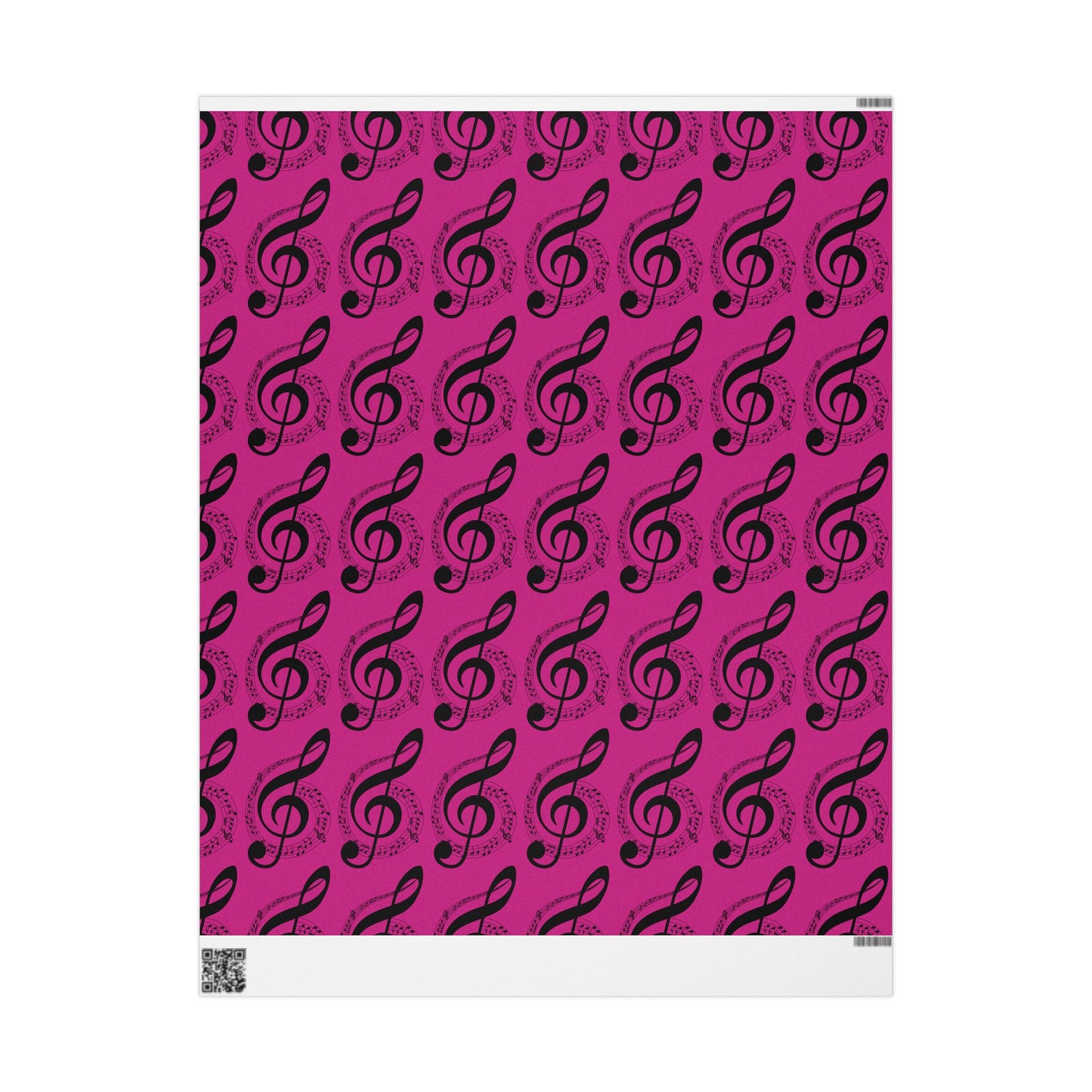 Musical Notes Wrapping Paper Fun Gift Wrap for Music Lovers, Birthdays
