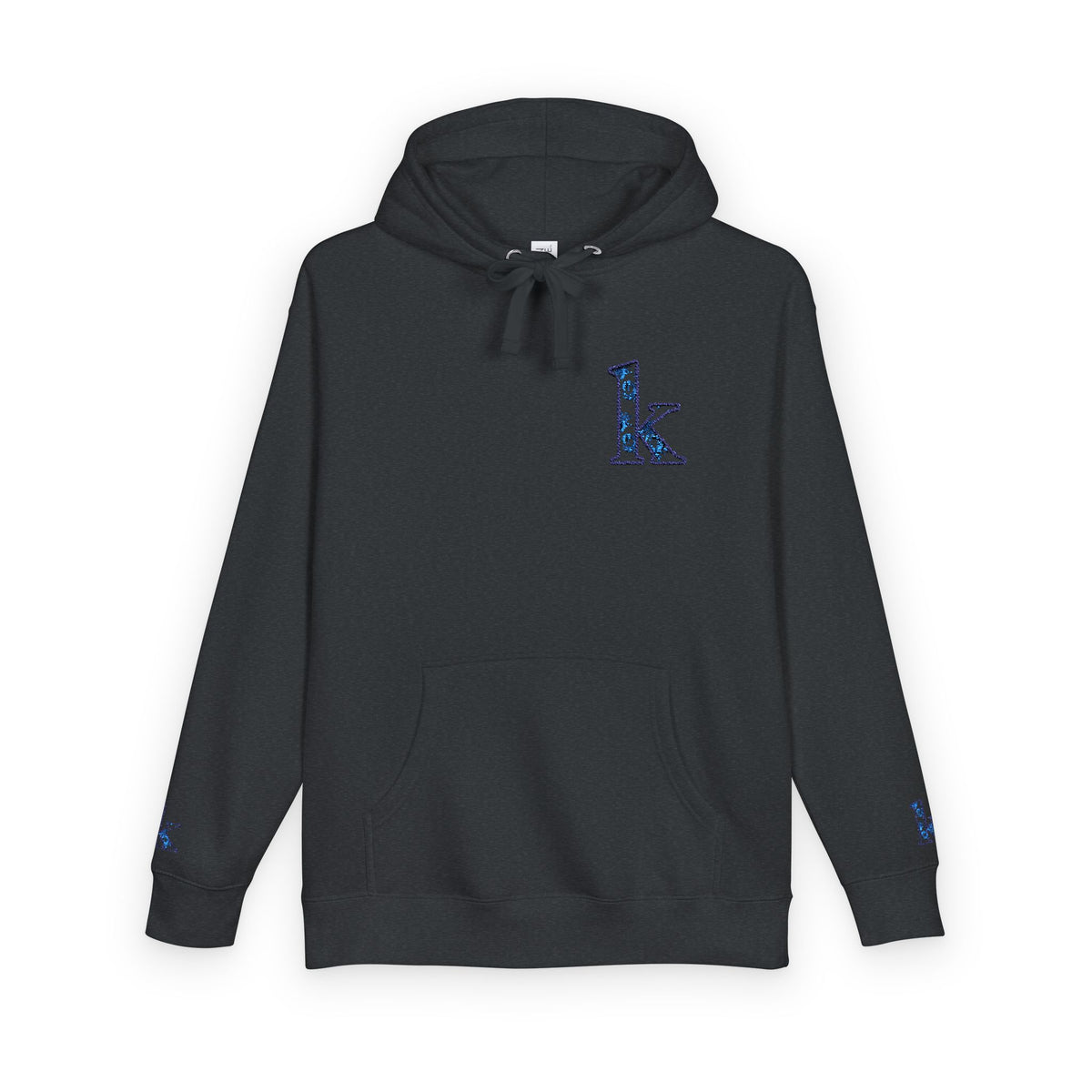Cozy Floral Monogram Fleece Hoodie for Unisex - Perfect Gift for Birthdays, Valentine’s Day, Casual Wear, Adventure