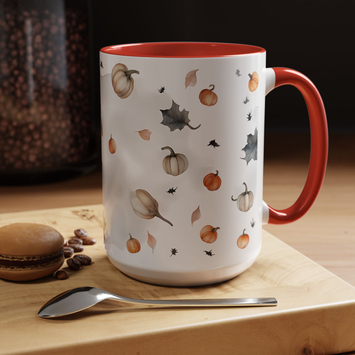 Autumn Harvest Coffee Mug - Fall Decor, Seasonal Kitchenware, Pumpkin Lovers Gift, Cozy Sip, Thanksgiving, Halloween