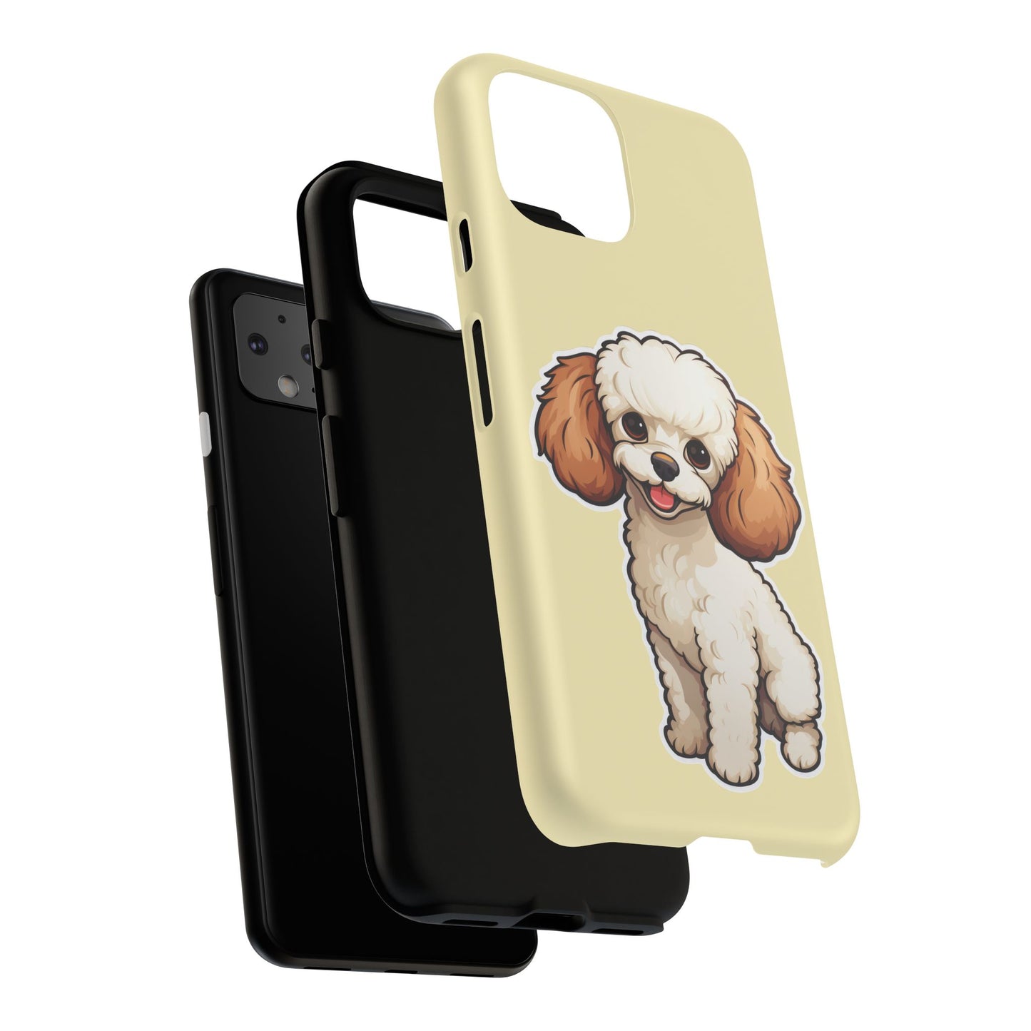 Cute Dog Phone Case, Pet Lover Gift, Custom Phone Cover, Cartoon Dog Case, Durable Phone Accessory