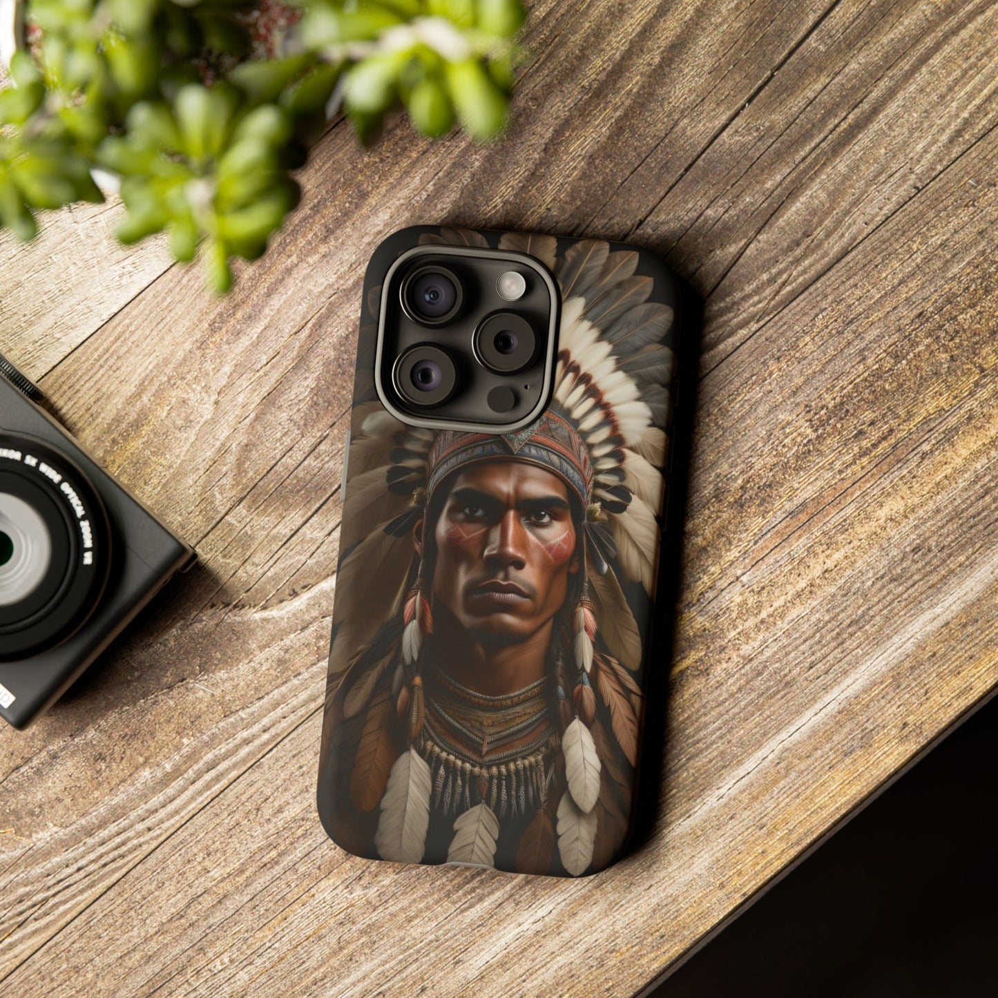 Native American Art Phone Case, Strong Culture Design, Unique Gift for Him or Her, Tough Cases, Customizable Protector, Tribal Style