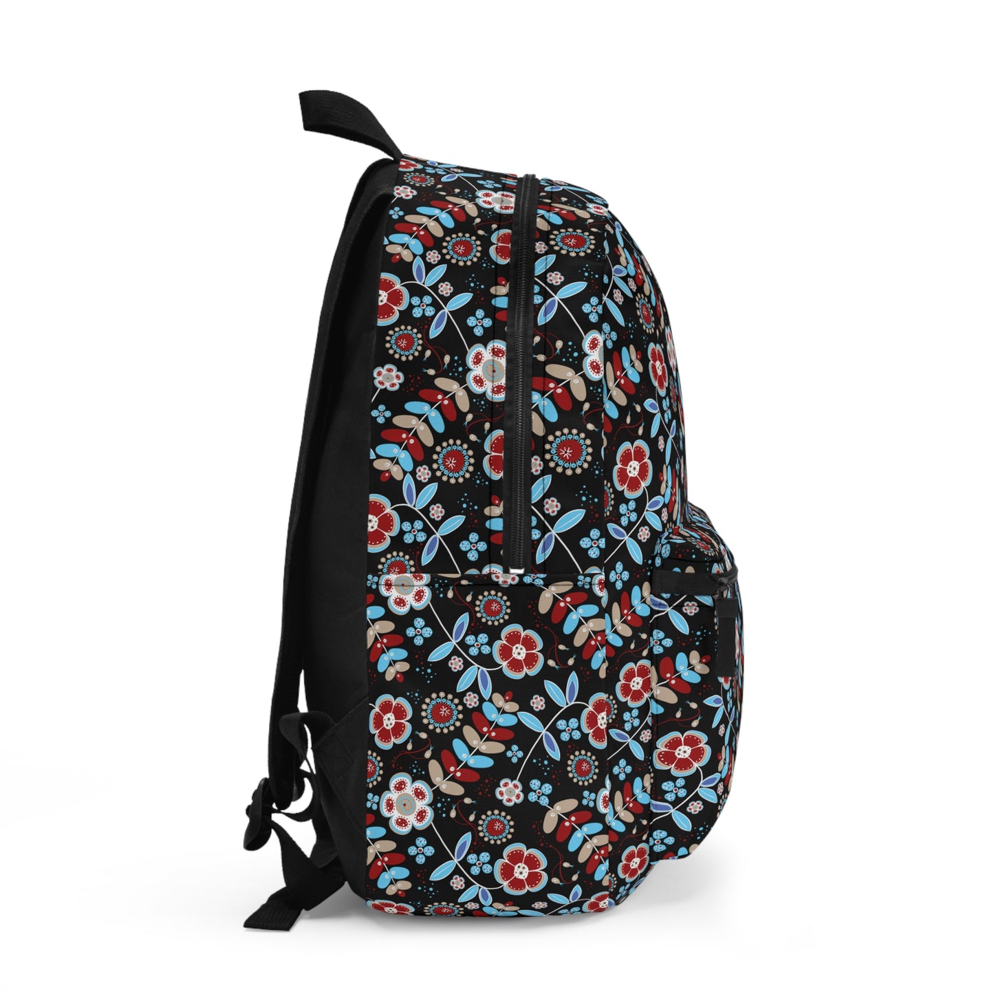 Floral Pattern Backpack - Stylish School Bag, Travel Backpack, Student Backpack, Gift for Her, Floral Design